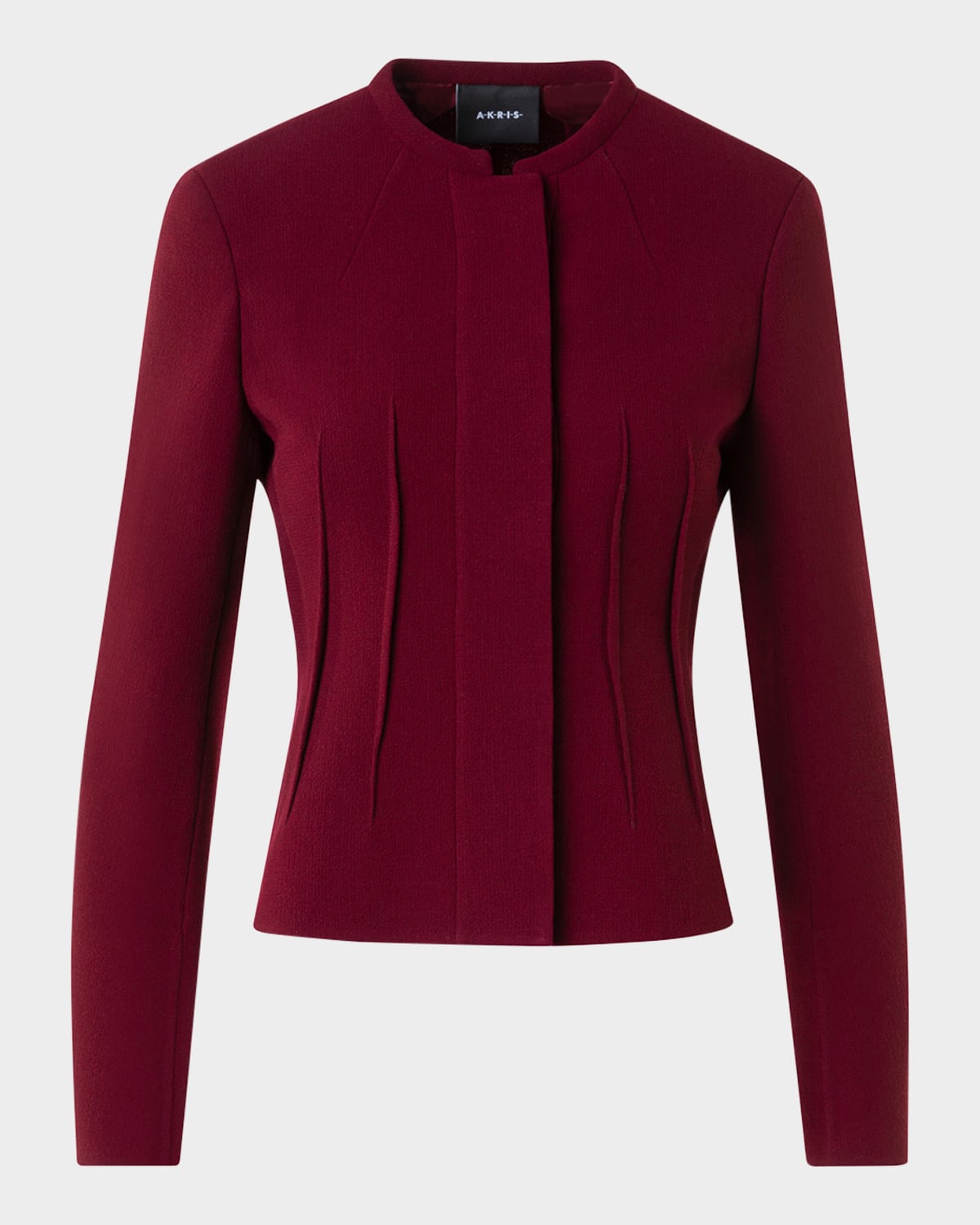 Akris Abadin Wool Jacket In Red