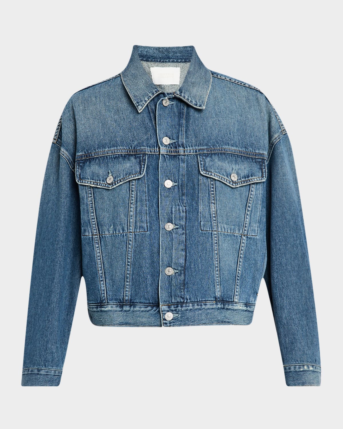 Citizens Of Humanity Quira Puff Denim Jacket In Good Neighbor