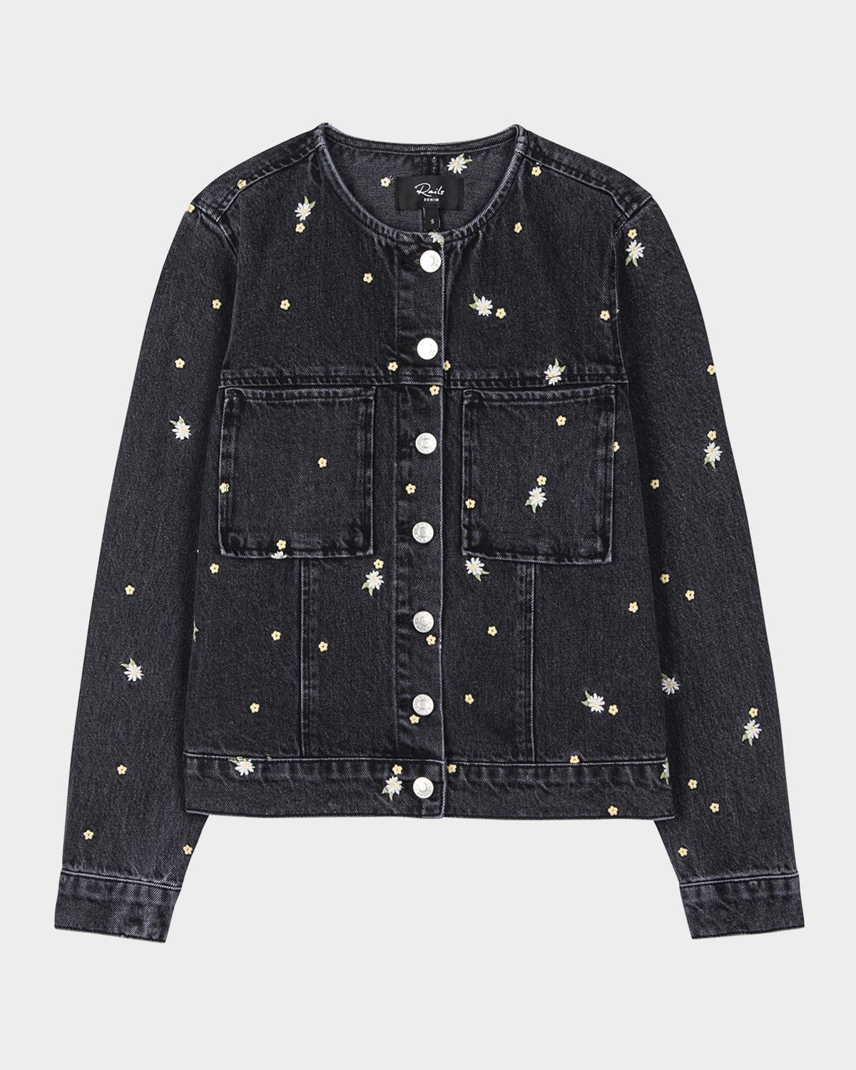 Lido Embroidered Denim Jacket