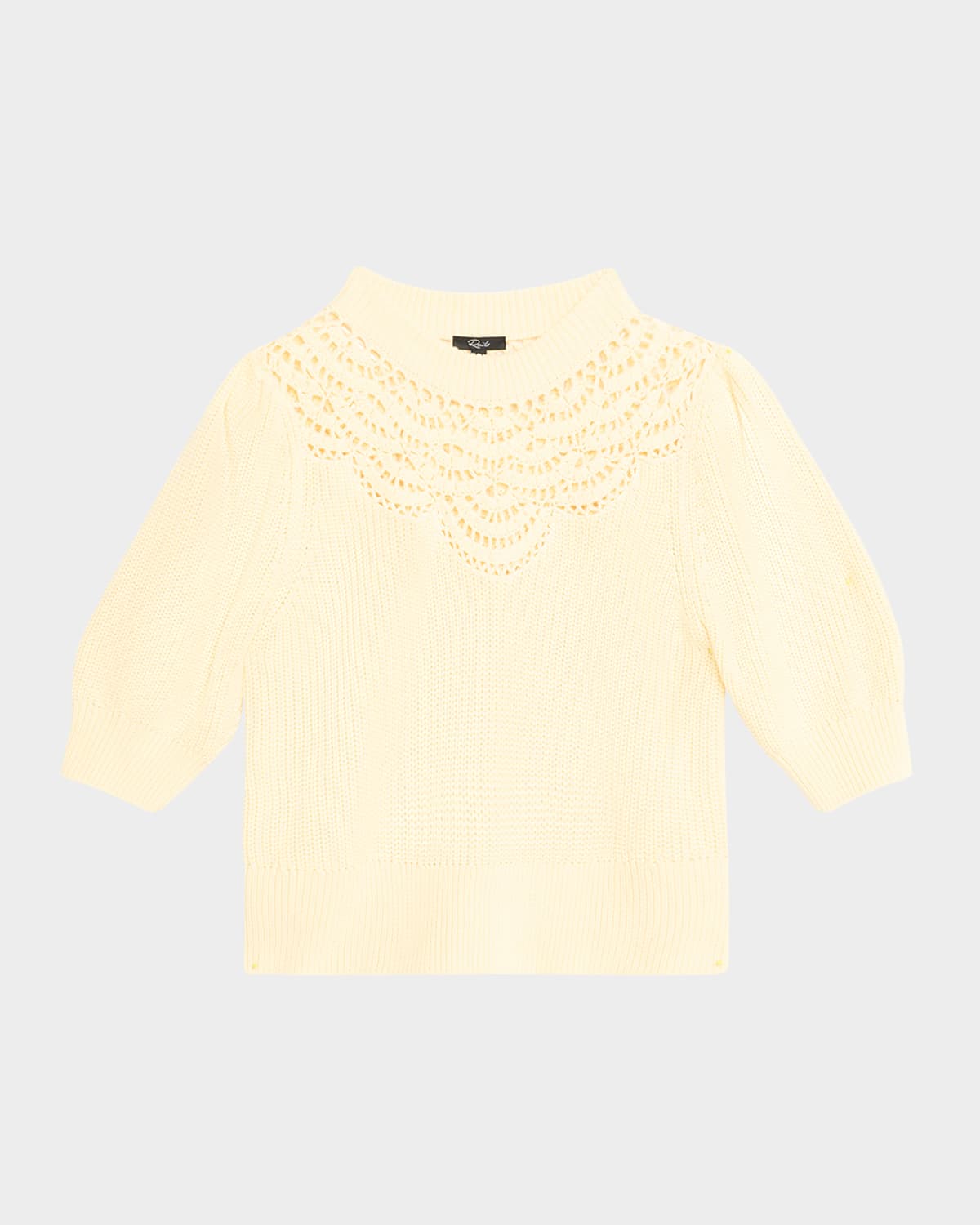 Rails Steph Mock-neck Top In Meringue