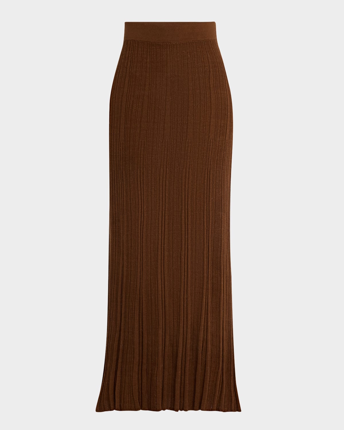 Sally Ribbed Cotton Maxi Skirt