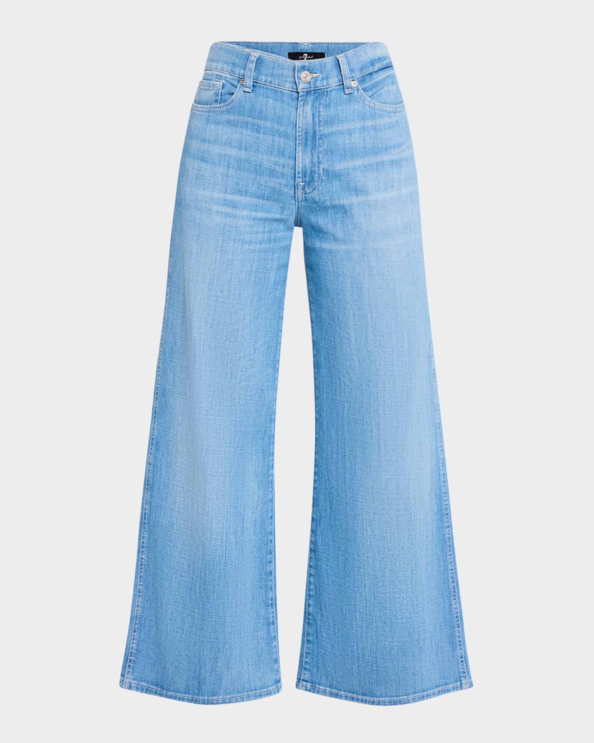 7 FOR ALL MANKIND LOTTA WIDE-LEG CROPPED JEANS 