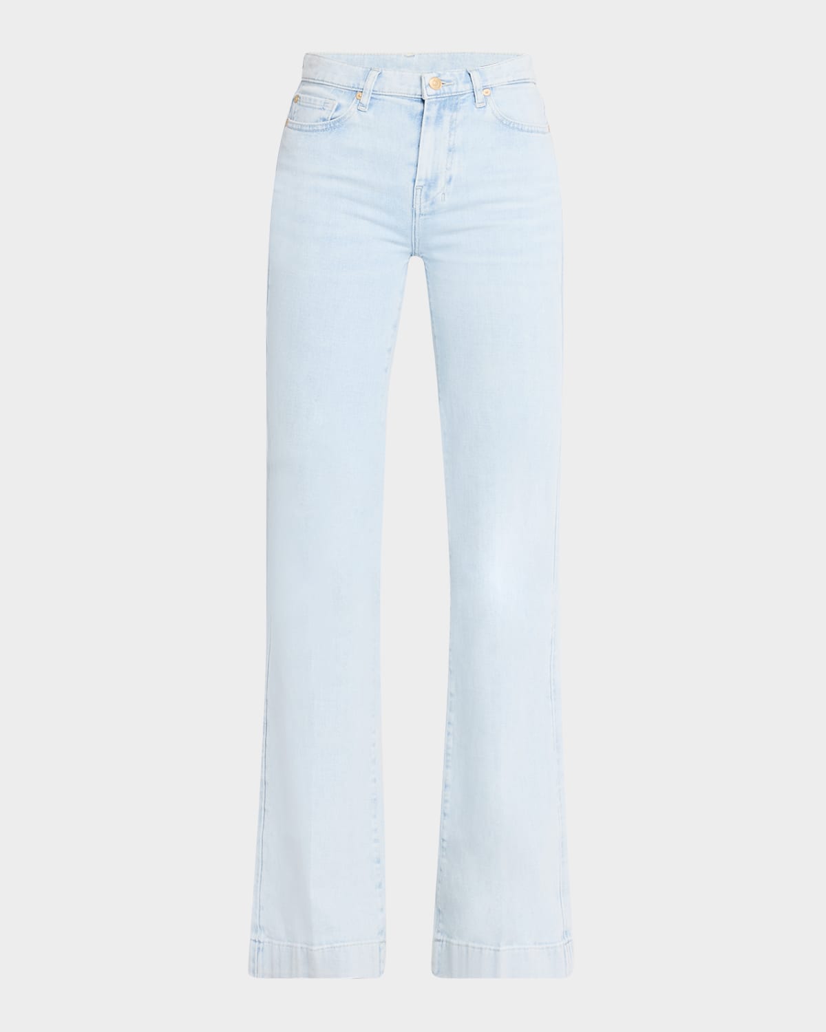 7 For All Mankind Dojo Tailorless Jeans In Malibu Sky