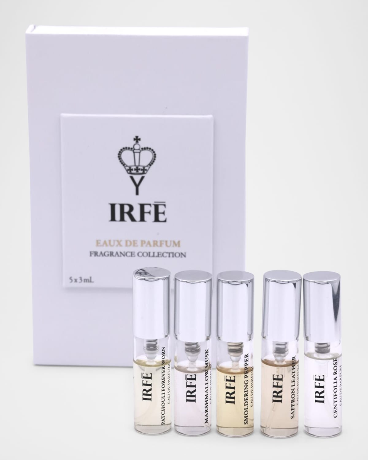 IRFÉ FRAGRANCE COLLECTION DISCOVERY KIT, 5 X 3 ML 