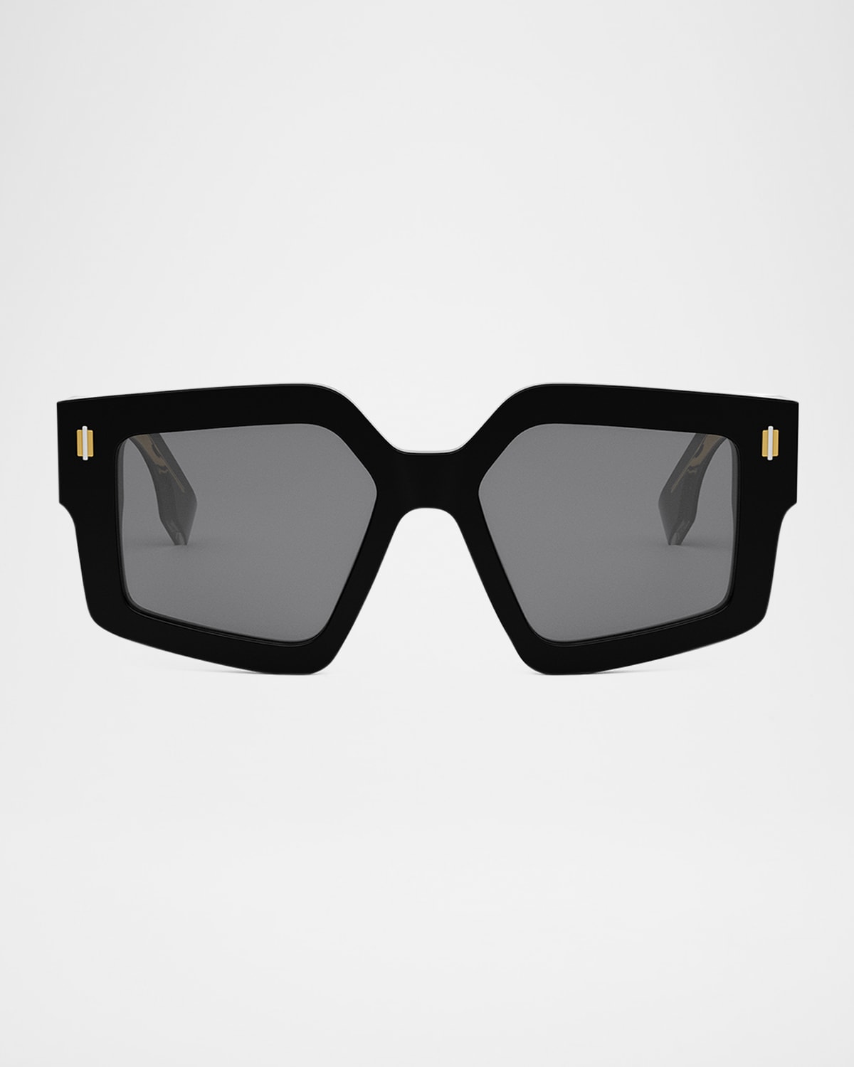 Fendi Roma Fe40162i Sunglasses In Sblksmk