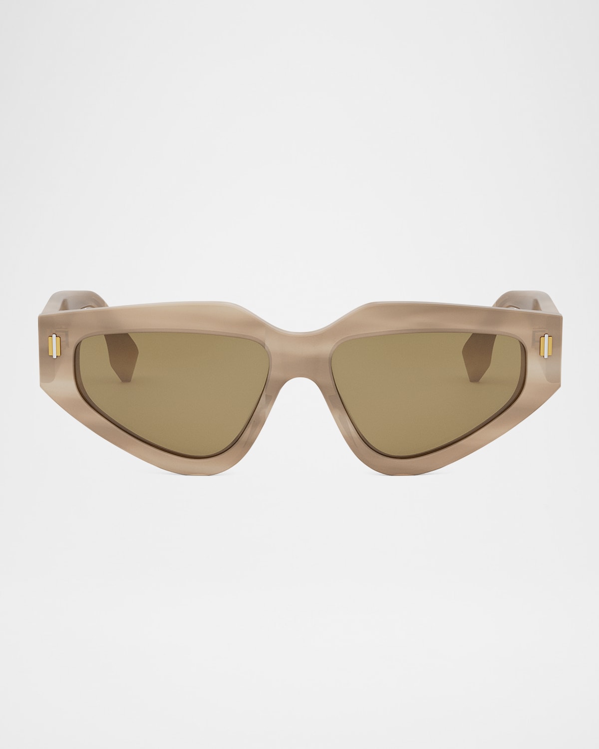 Fendi Roma Fe40163u Sunglasses In Sbeigbrn