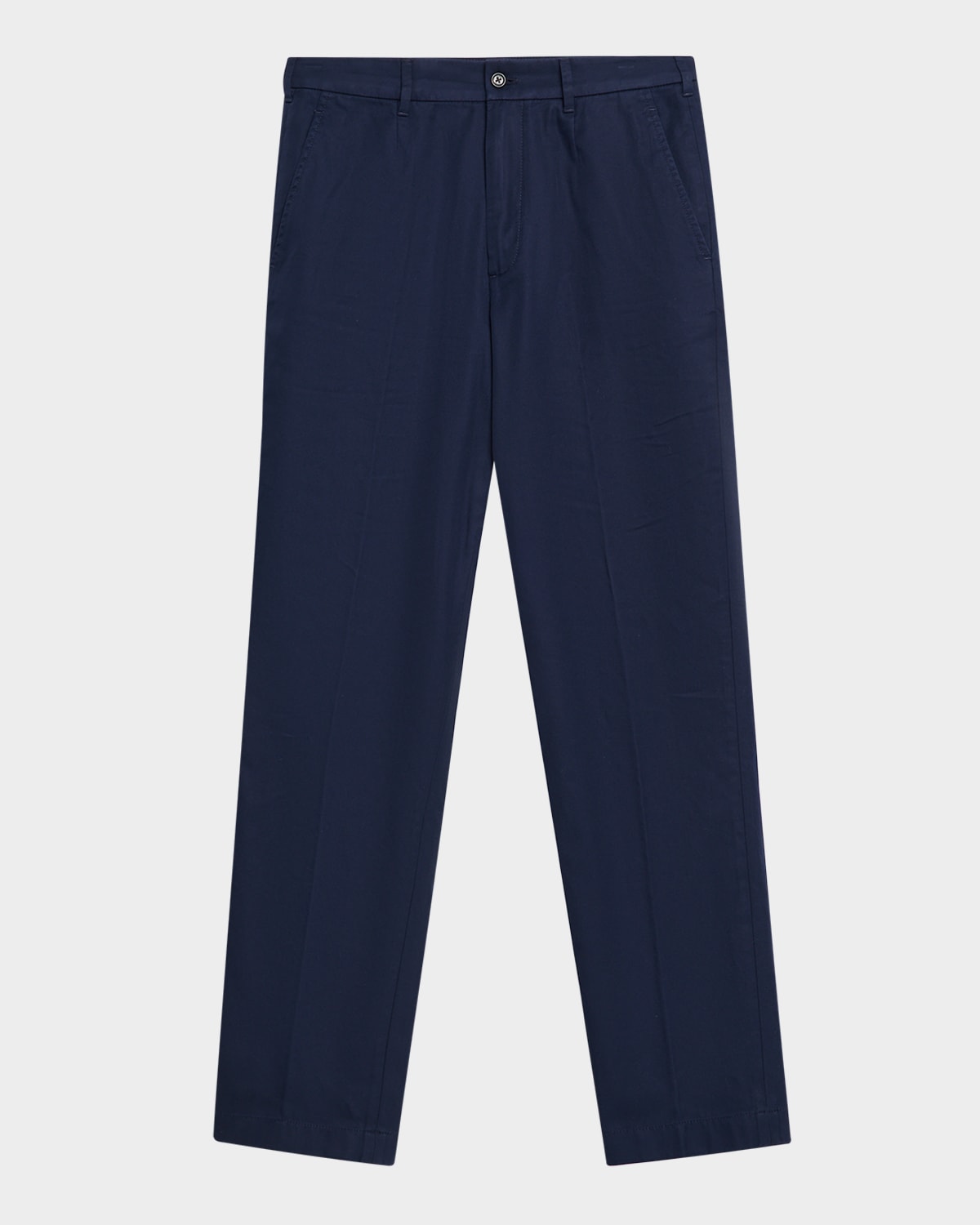 DUNHILL MEN'S COTTON GABARDINE TAILORED CHINO PANTS 