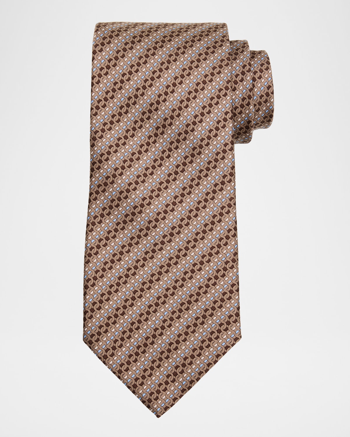 Ferragamo Men's Interlocking Gancio Silk Tie
