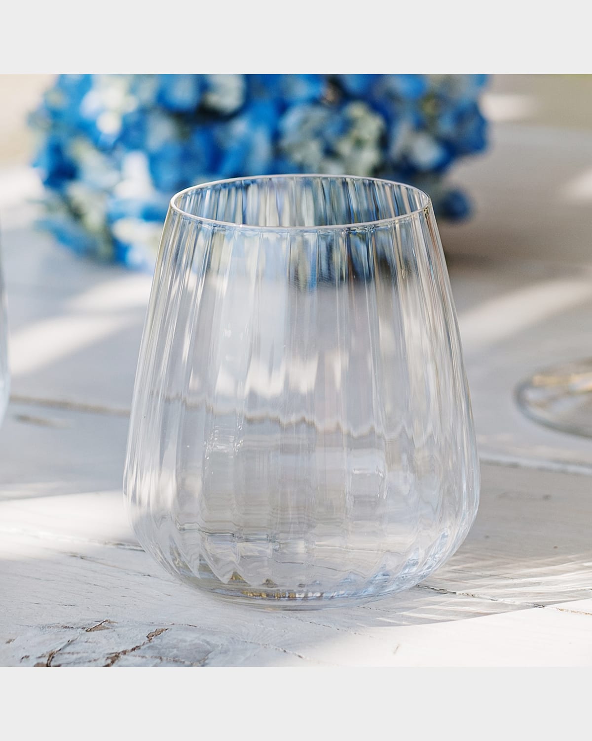 Vietri Francesca Double Old Fashioned Glass, 16 Oz. In Clear