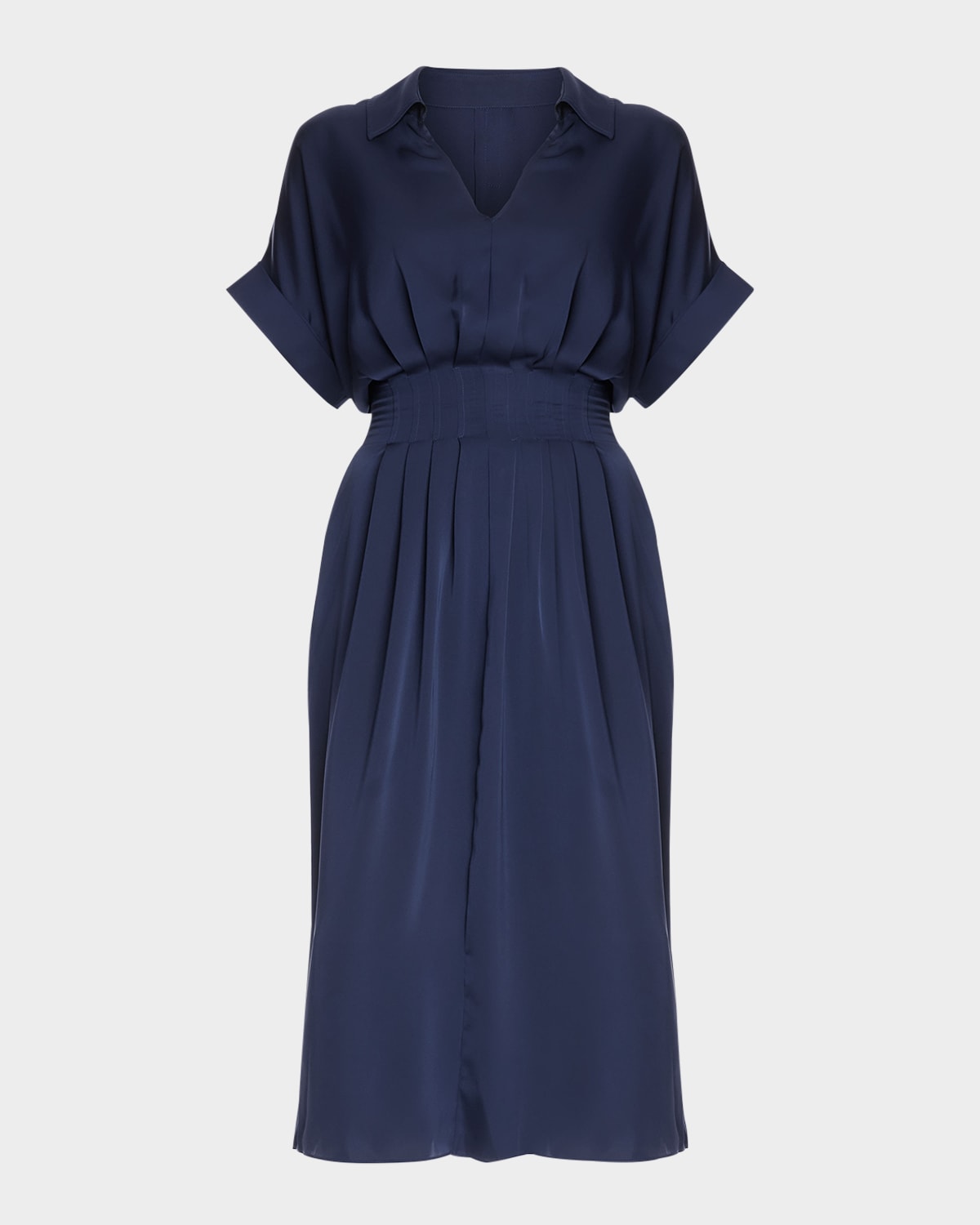 RAMY BROOK KAYLEIGH SATIN MIDI DRESS 