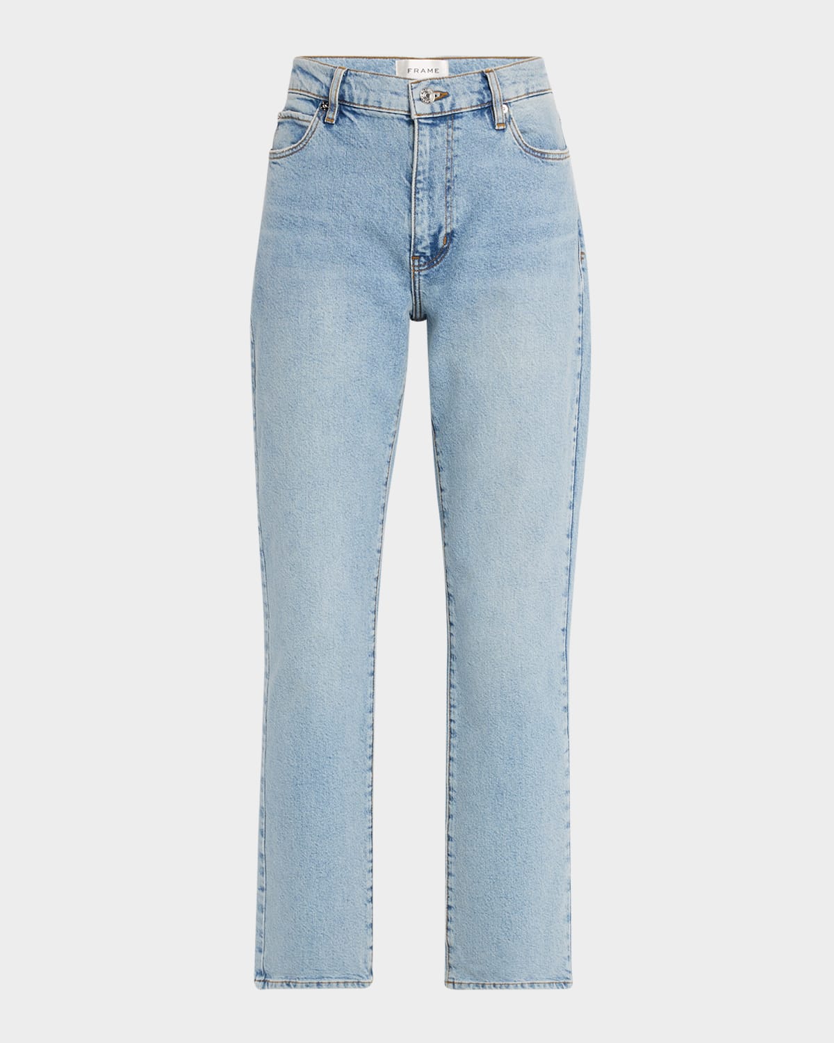 Shop Frame The Borrowed Ankle Jeans In Dolly