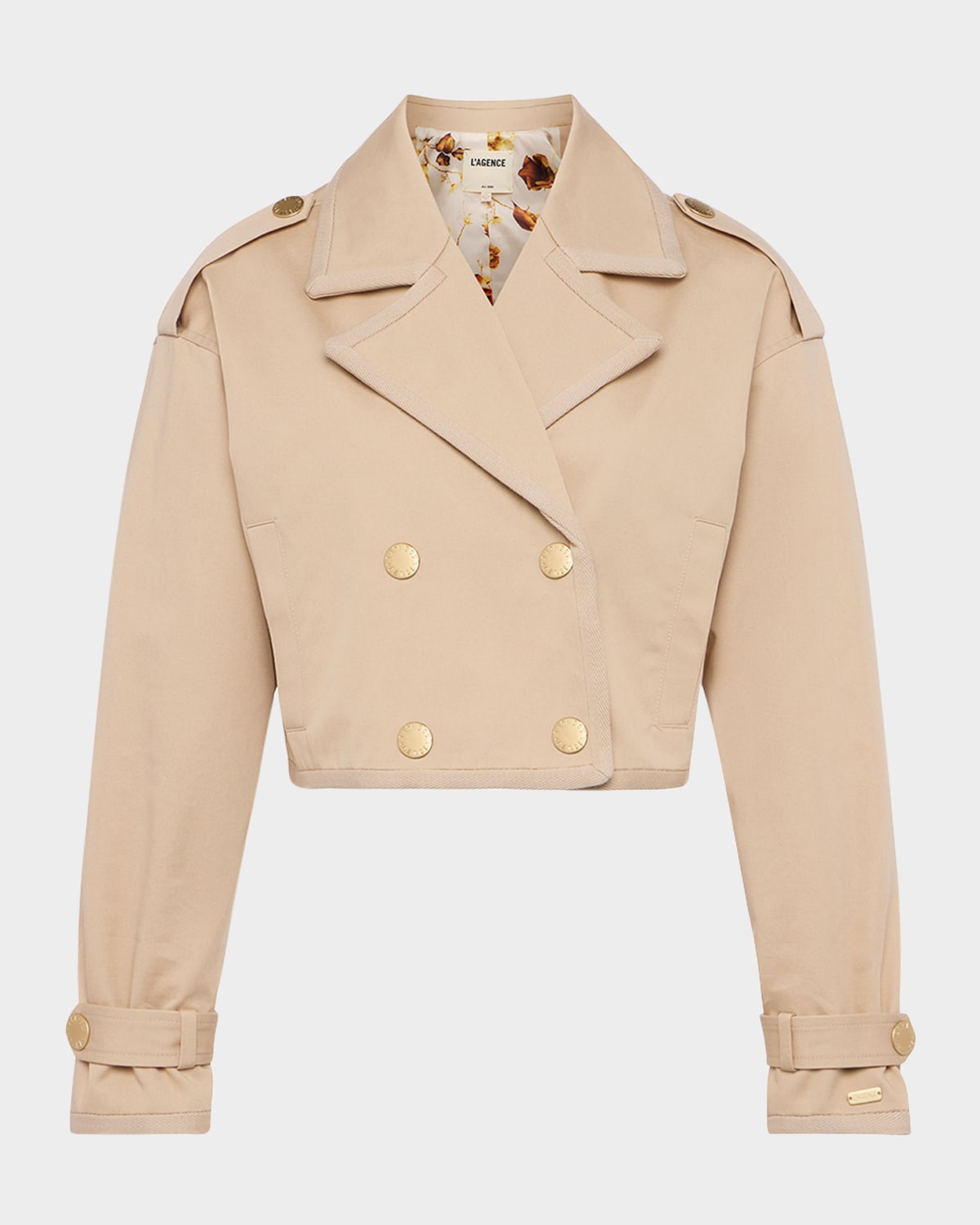 Kento Cropped Trench Coat