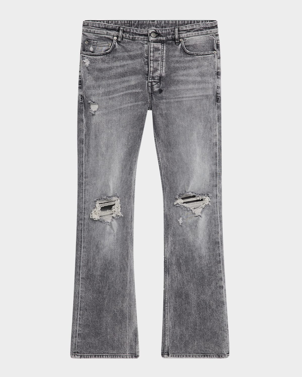 Men's Bronko Smoke Trashed Bootcut Jeans