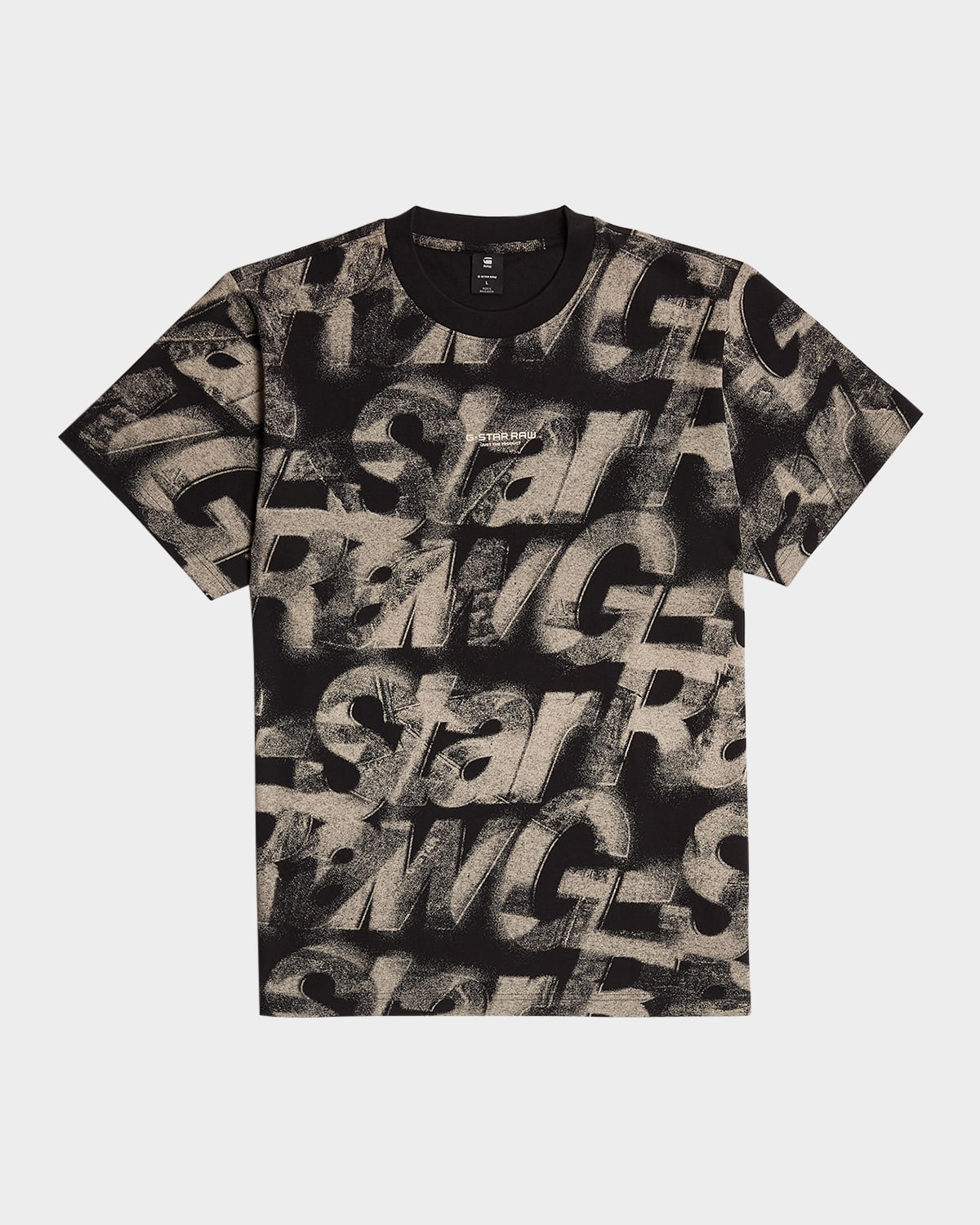Men's Sprayed Letters T-Shirt