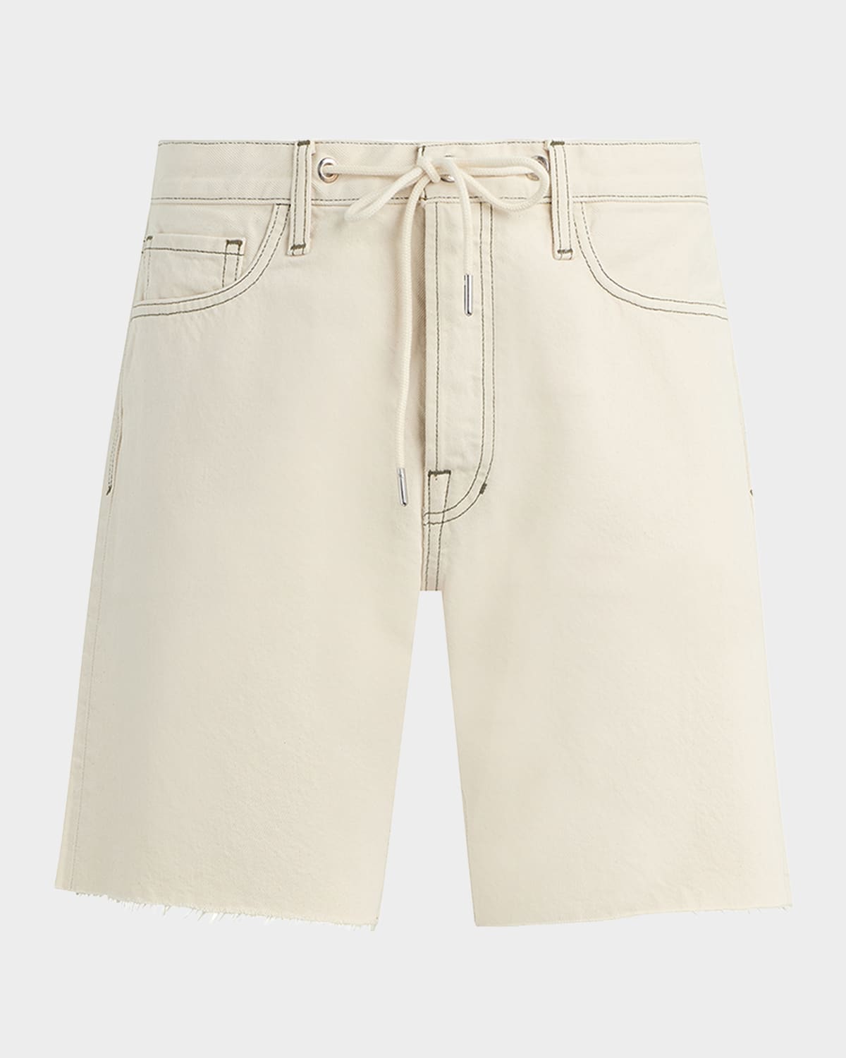 Men's Denim Raw-Hem Shorts