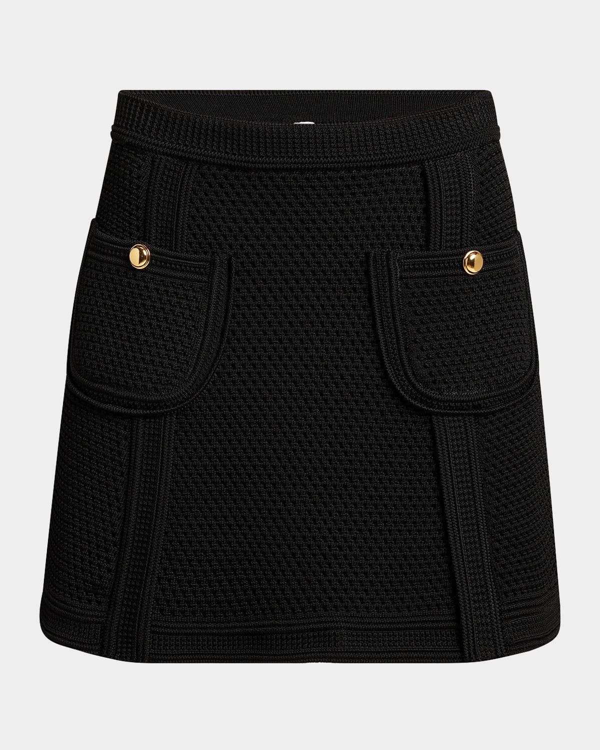 Pocket Knit Mini Skirt