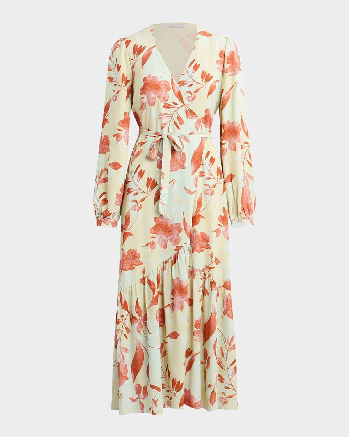 The Lady Like Wrap Midi Dress