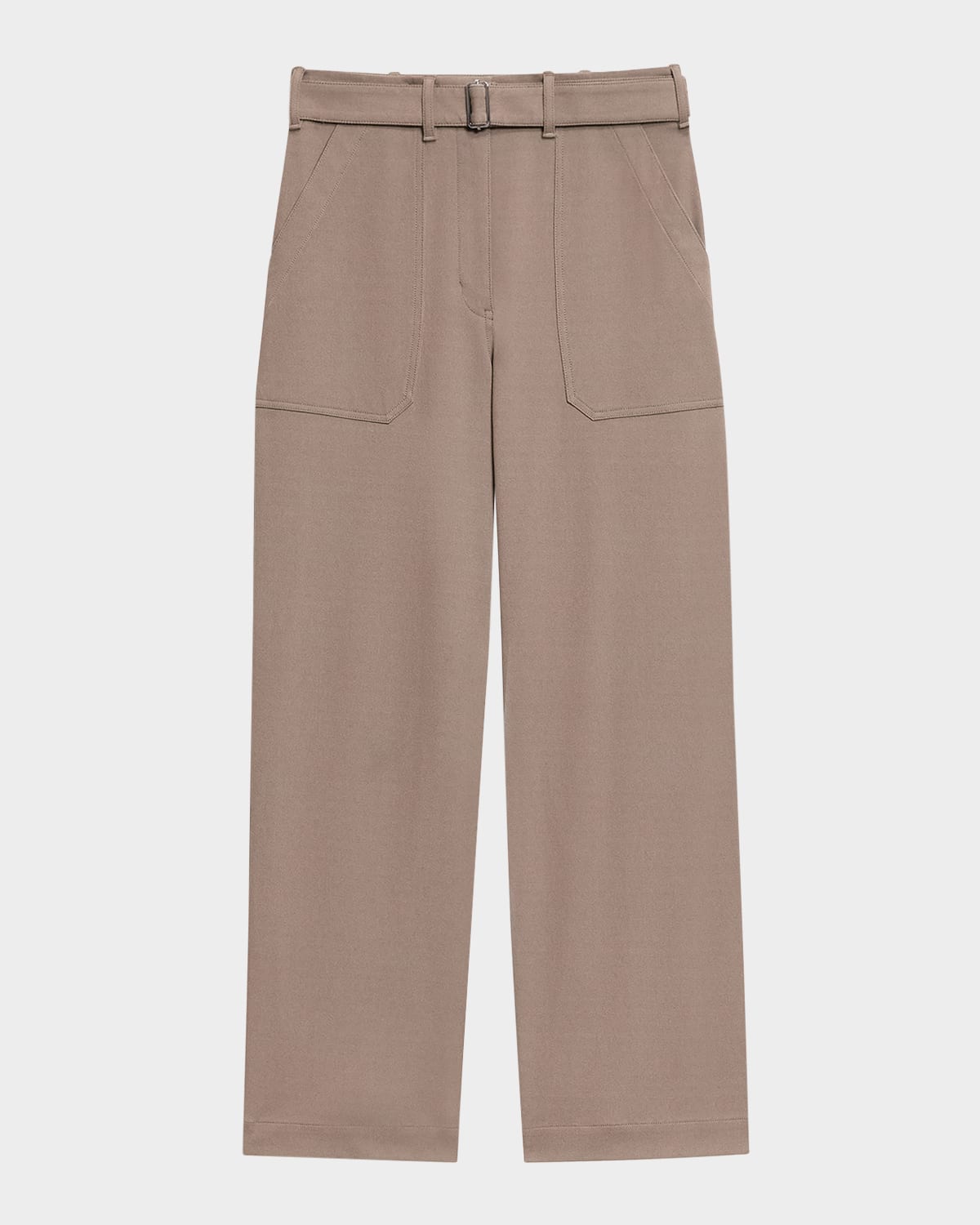 Shop Theory Twill Utility Pants In Walnut
