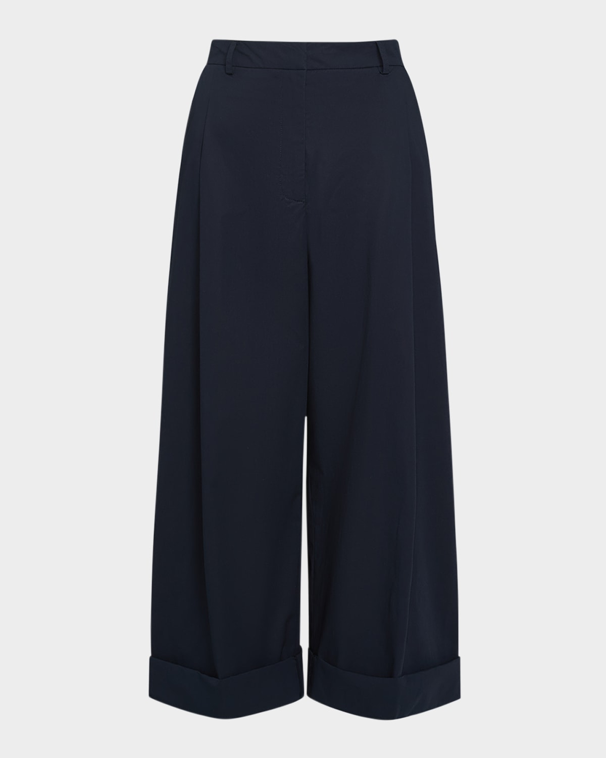Houston St Cuffed Wool-Blend Trousers