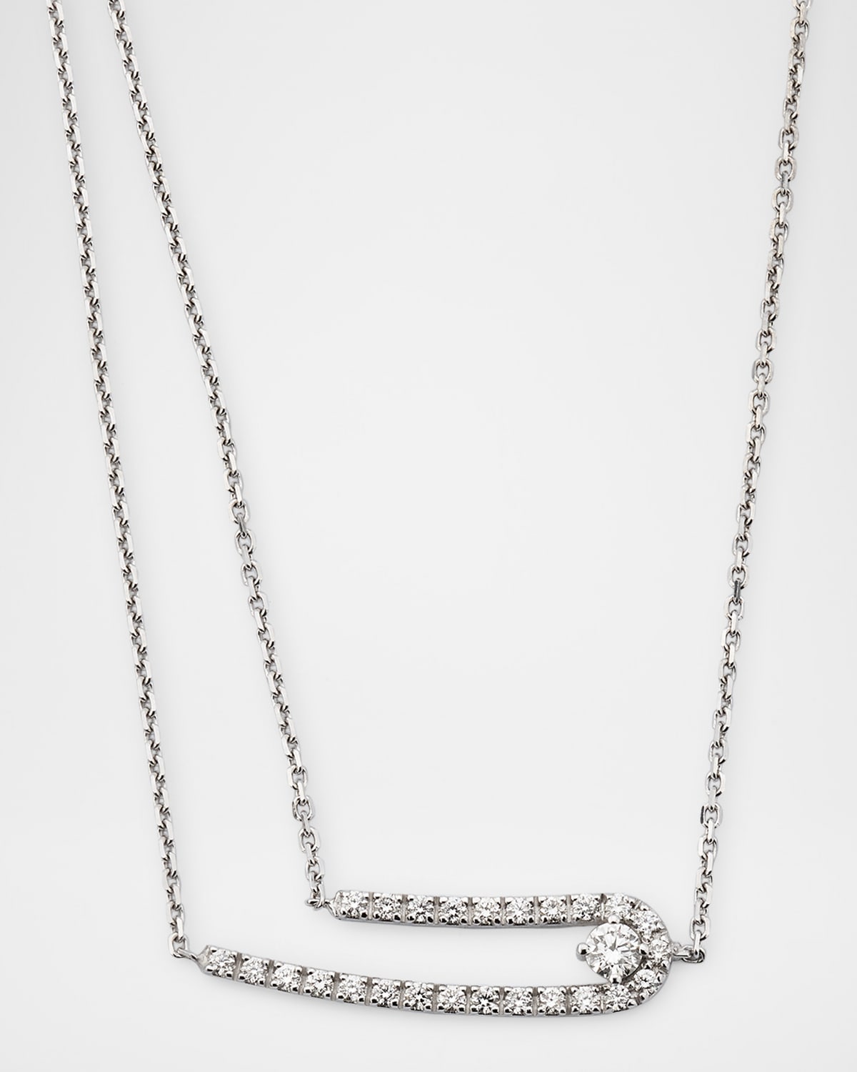 18K White Gold Anima Diamond Necklace