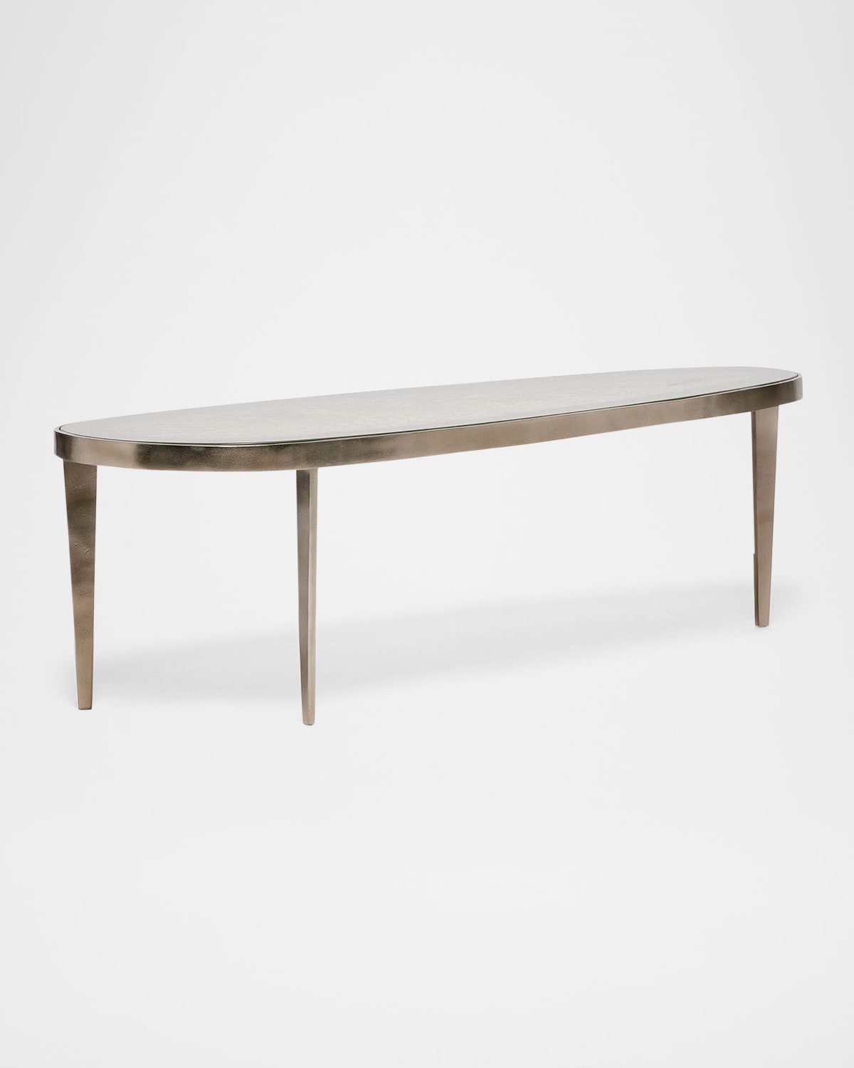 Interlude Home Jan Large Cocktail Table In Bronze