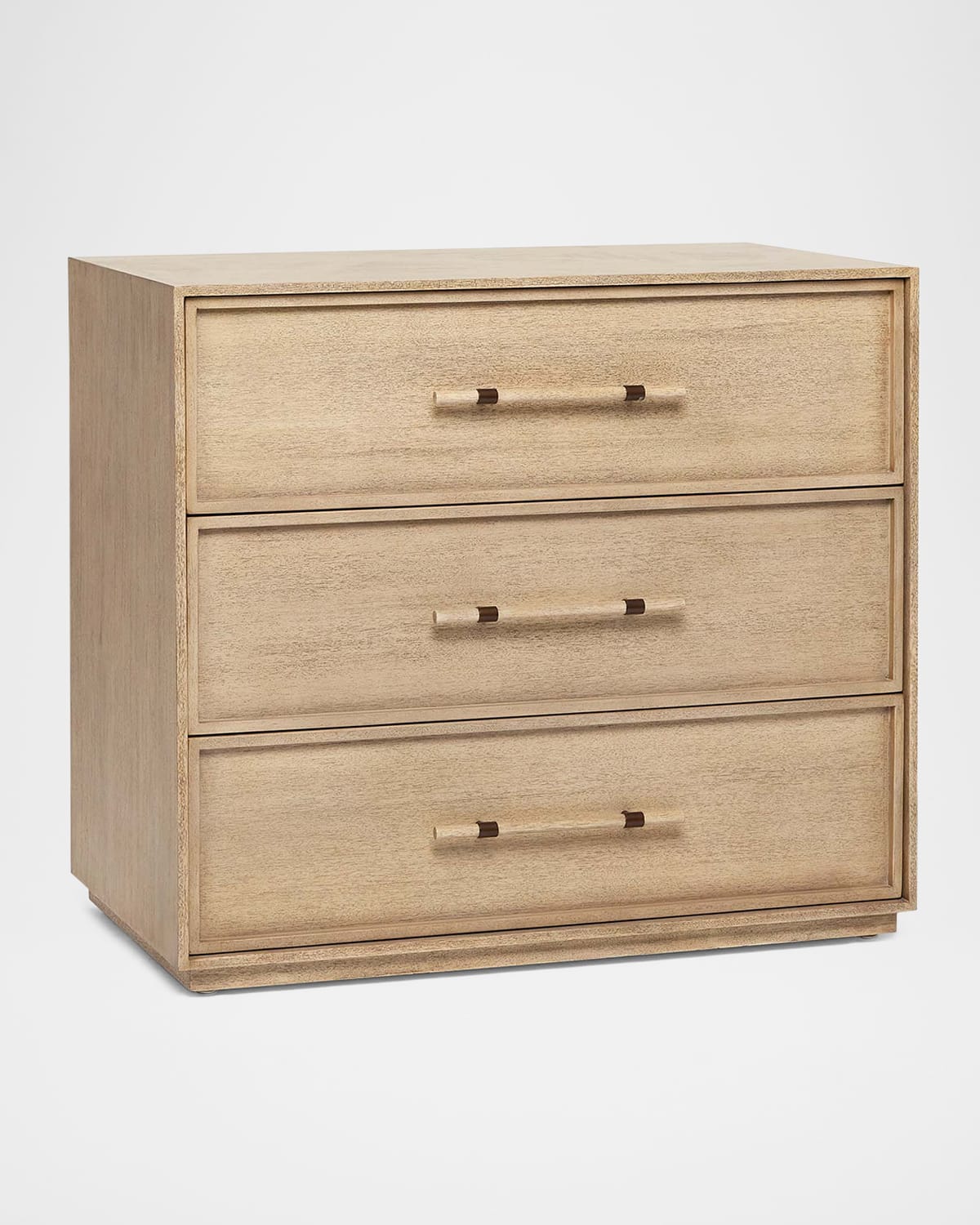 Interlude Home Clement 3-drawer Chest In Taupe