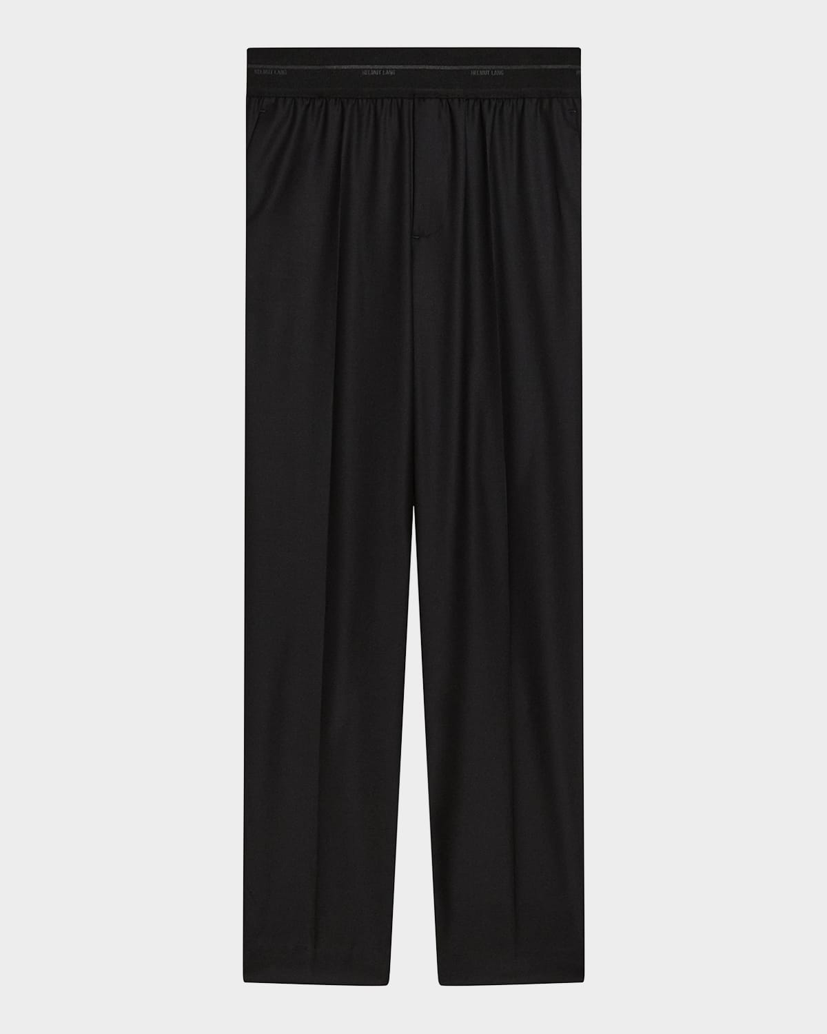 Helmut Lang Men's Cotton Relaxed-fit Joggers In Black