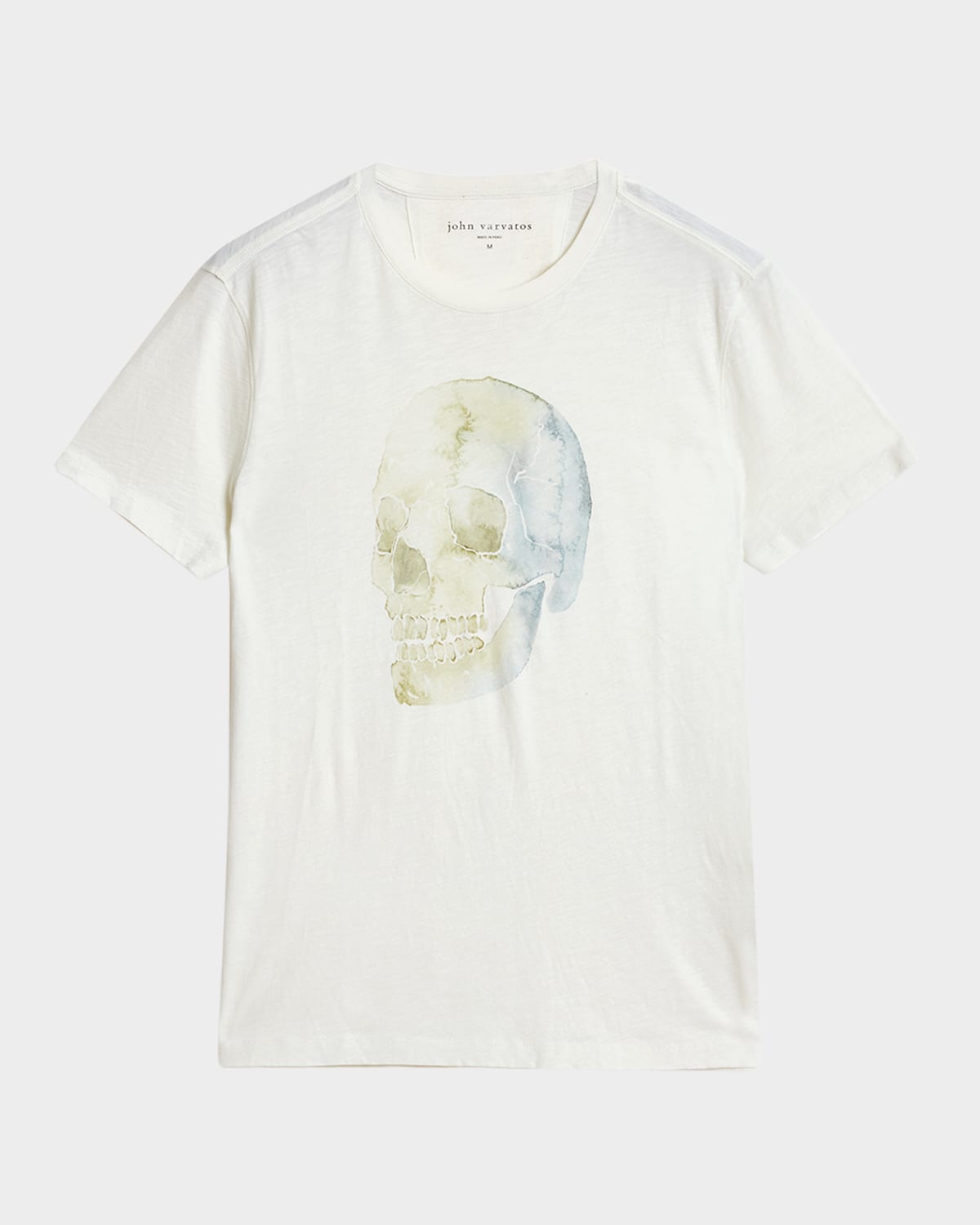 Men's Watercolor Skull T-Shirt