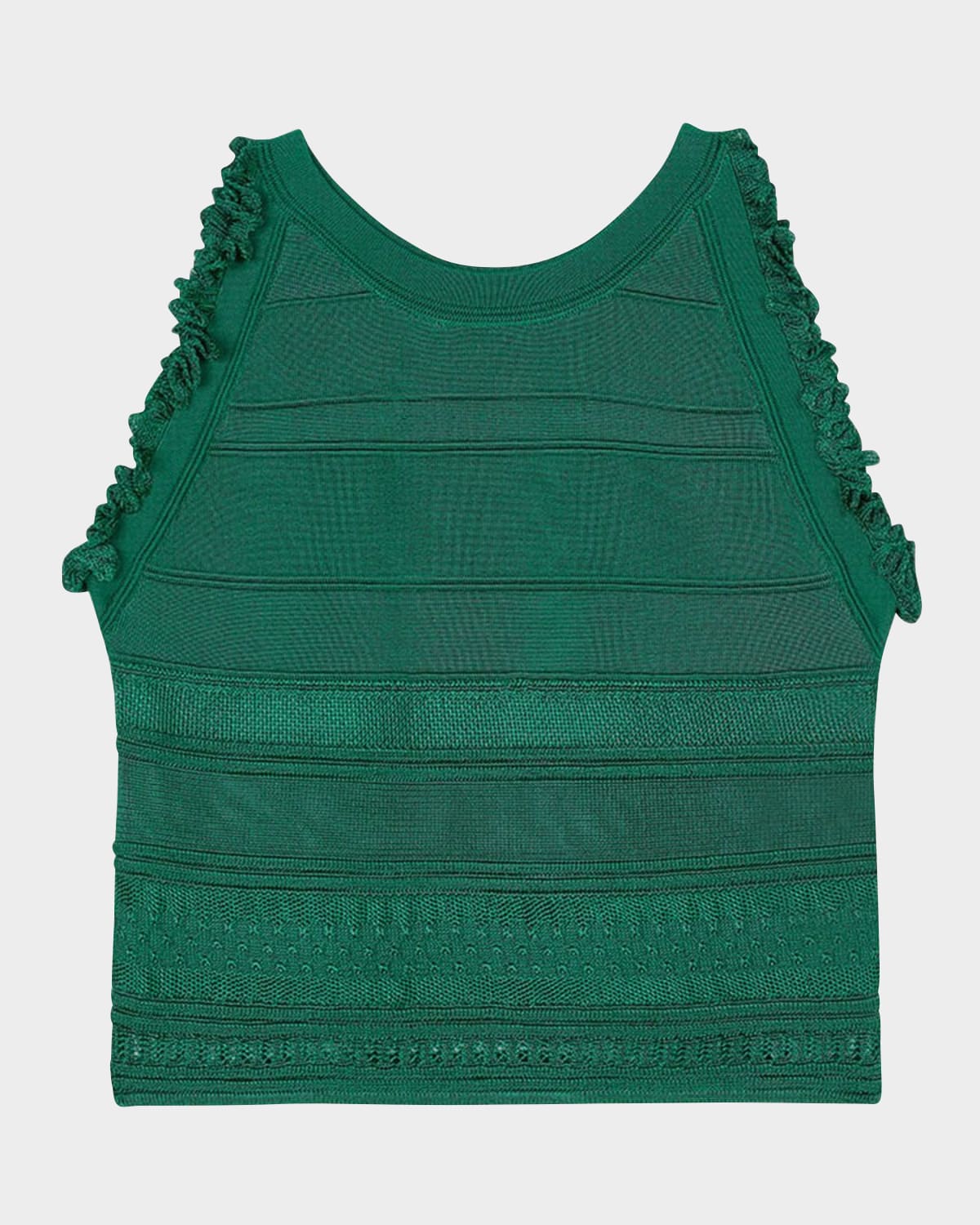 SANDRO MADRID CROPPED TANK TOP 