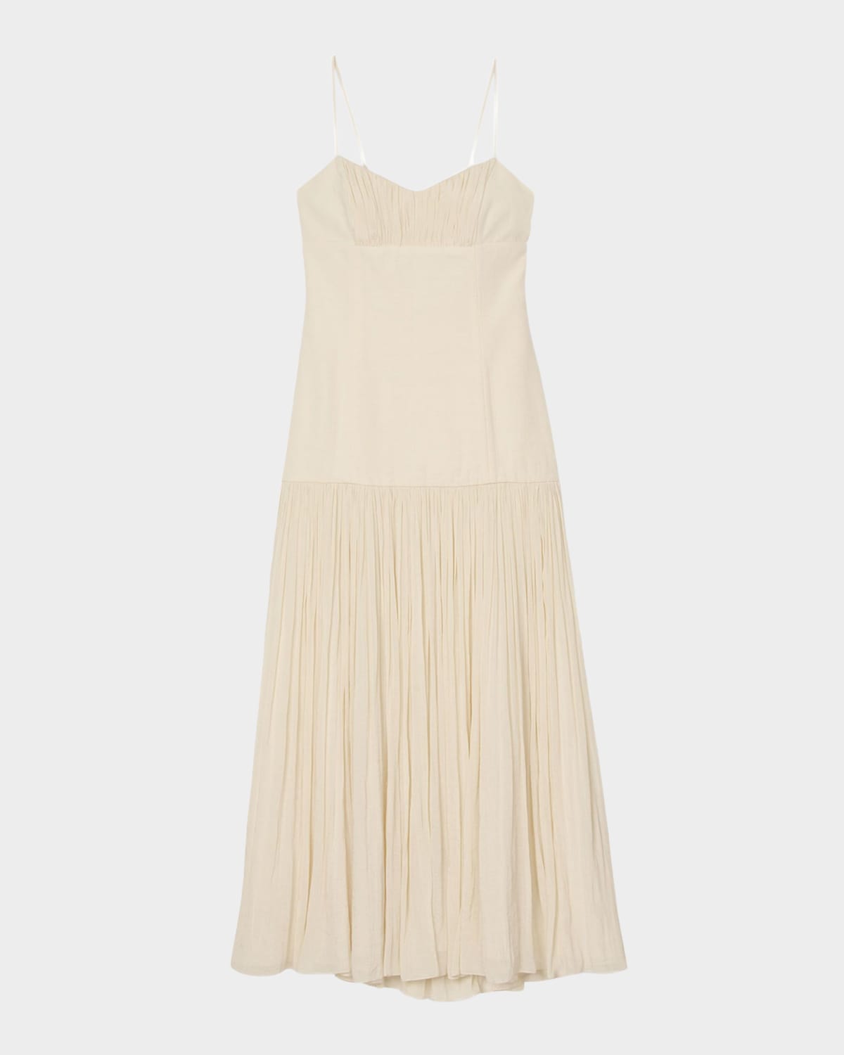 SANDRO ADOREE DROP-WAIST MAXI DRESS 