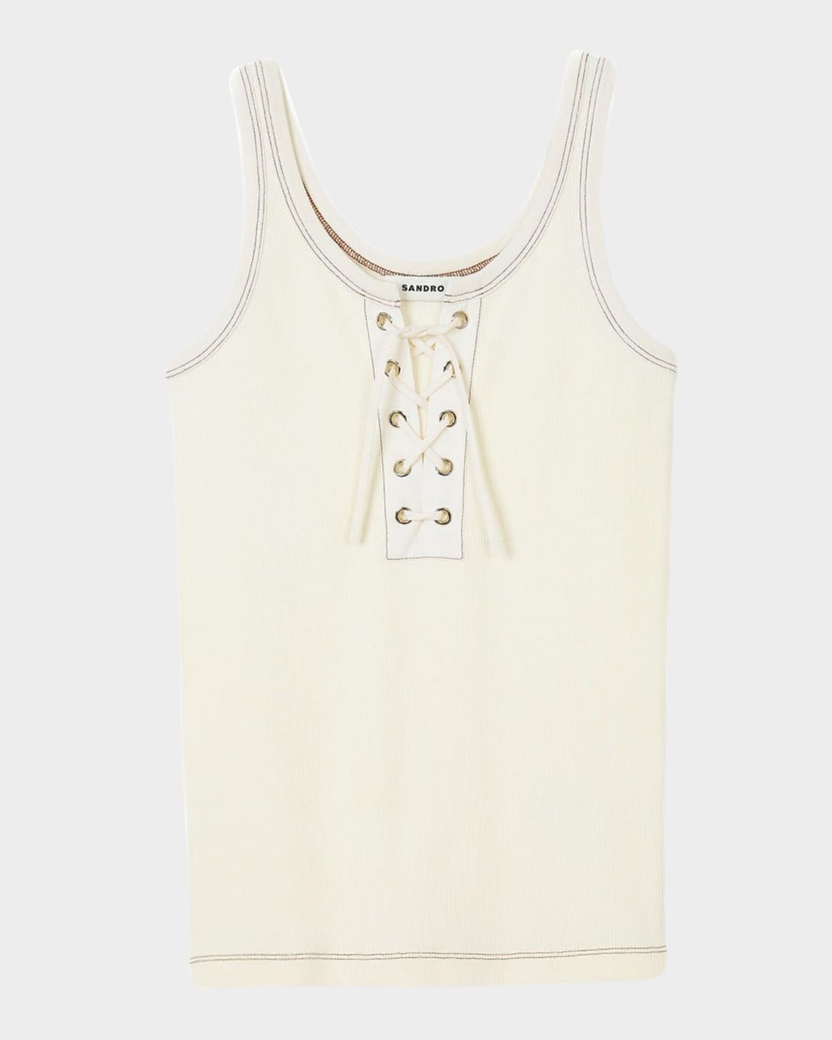 Safari Lace-Up Tank Top