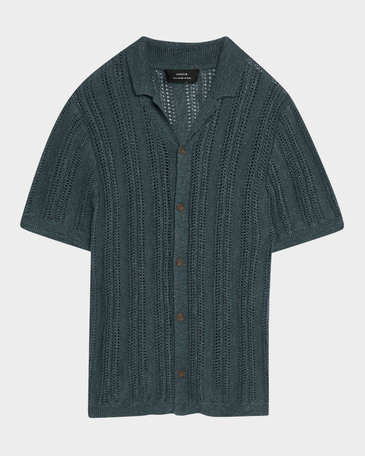 Men's Crochet Cabana Shirt