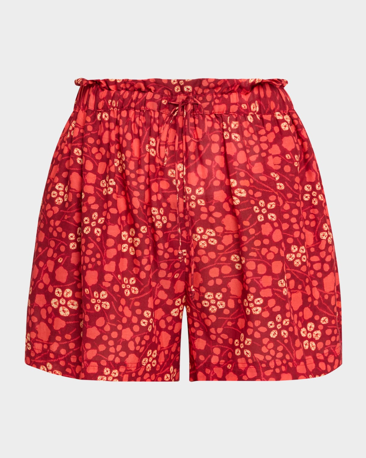 Ulla Johnson Bijou Shorts In Red