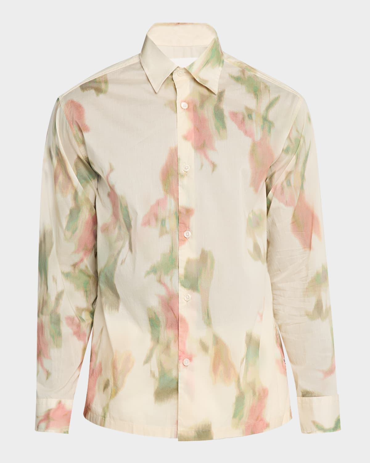 Nn07 Floral-print Shirt In Creme Print