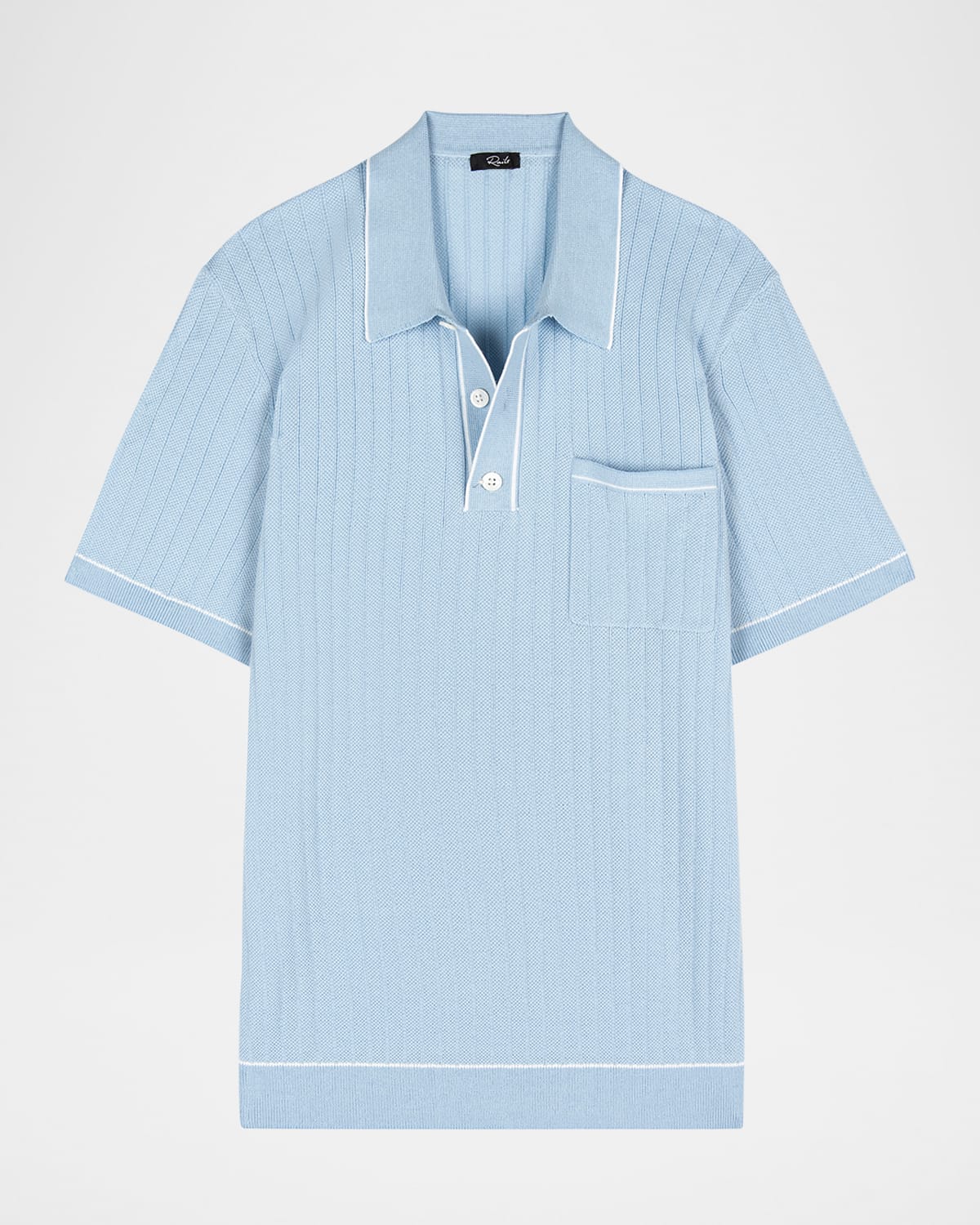 Men's Hardy Cotton Ribbed Polo Shirt