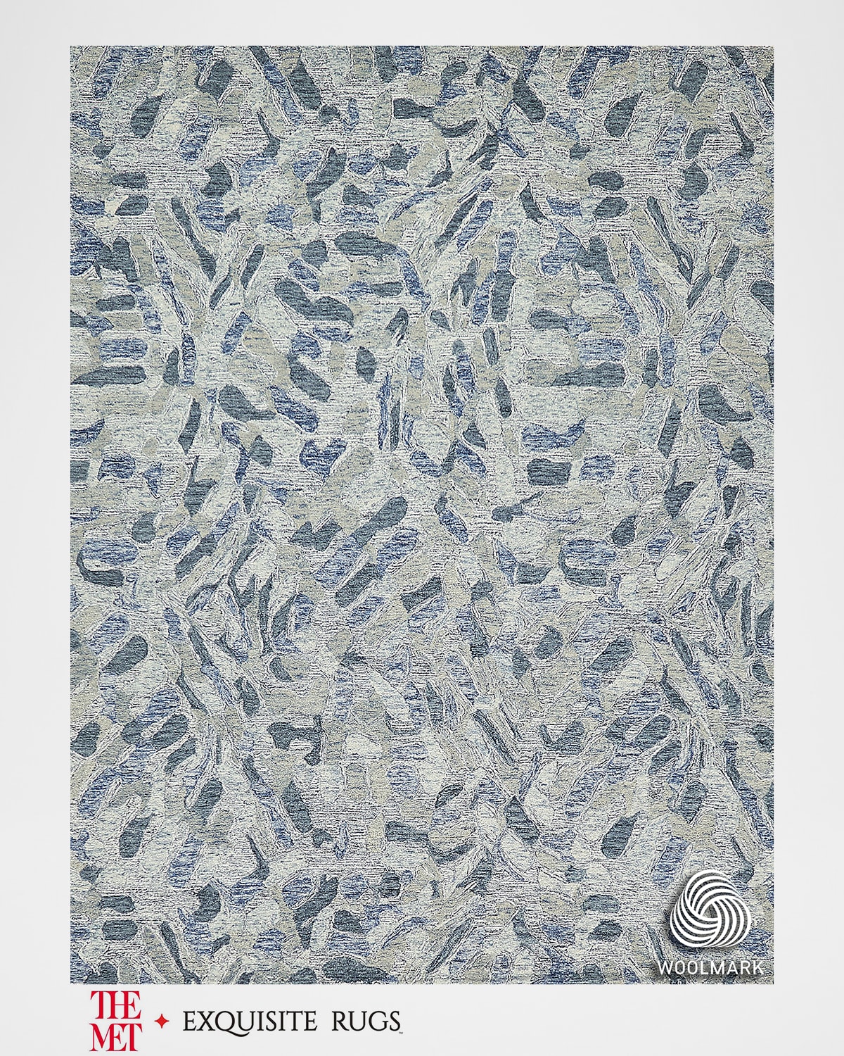 Exquisite Rugs X The Met Botanica Hand-tufted Blue Rug, 6' X 9' In Blue/ivory/multi