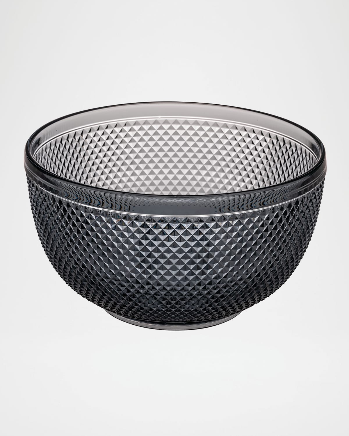 Vista Alegre Bicos Large Bowl, 71 Oz. In Grey