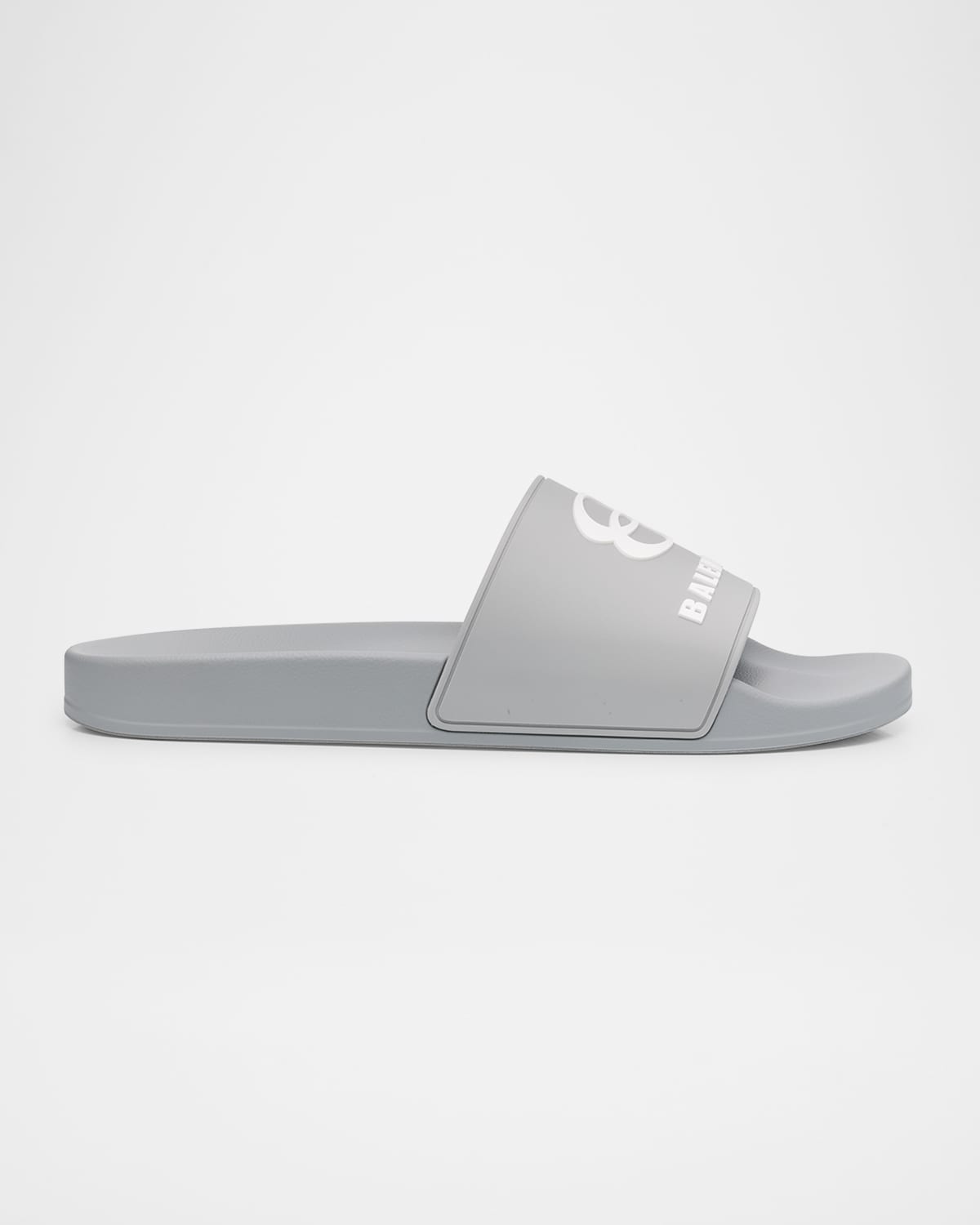Balenciaga Unity Sports Pool Slides In 1190 Grey/white