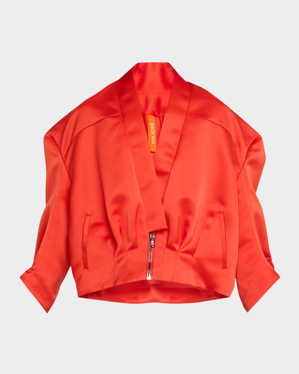 Sculpted Back Bomber Jacket