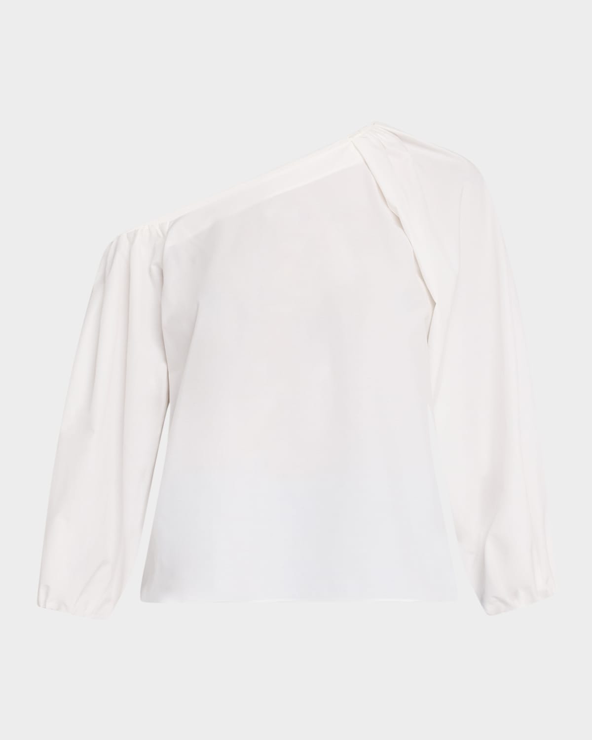 Shop Tanya Taylor Tabitha One-shoulder Top In White