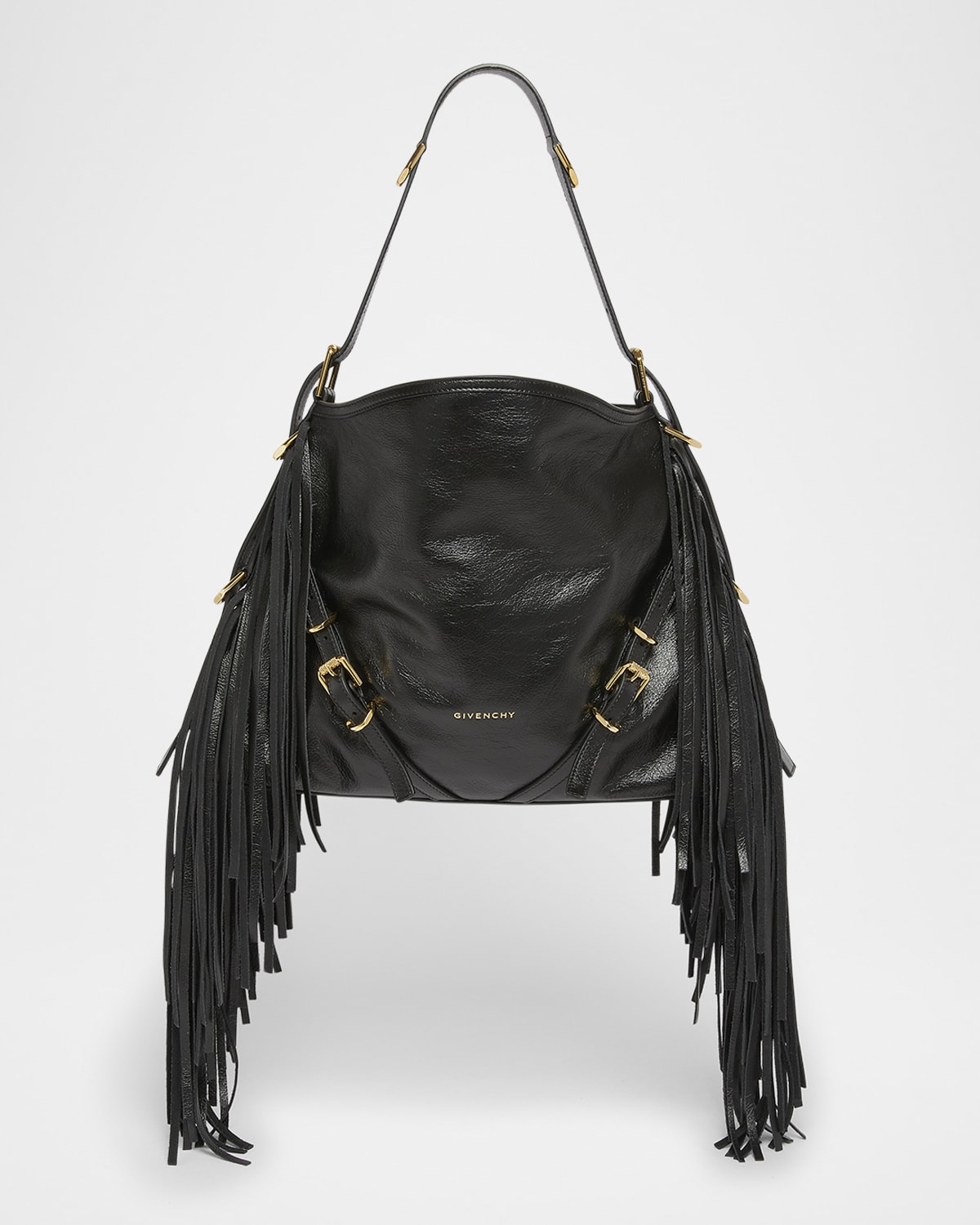 Givenchy Voyou Medium Shoulder Bag In Fringe Leather In Voyou Medium Shoulder Bag