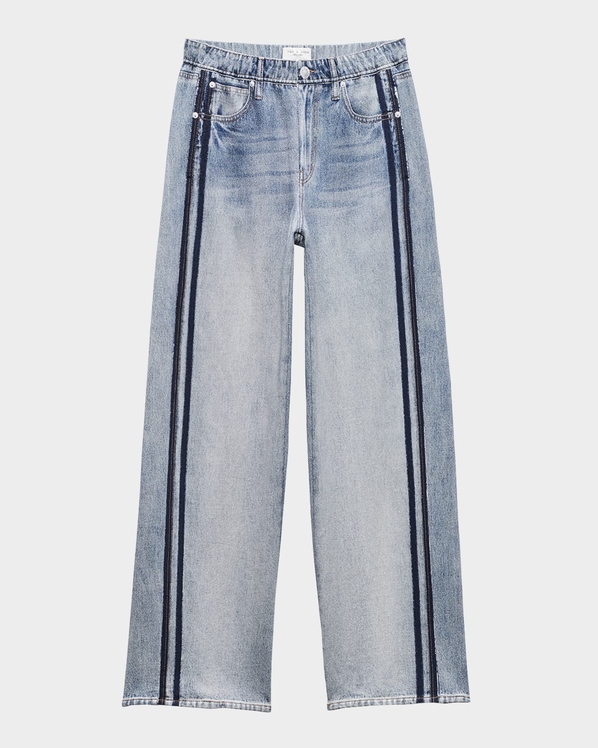 Rag & Bone Miramar Wide-leg Track Pants In Coney