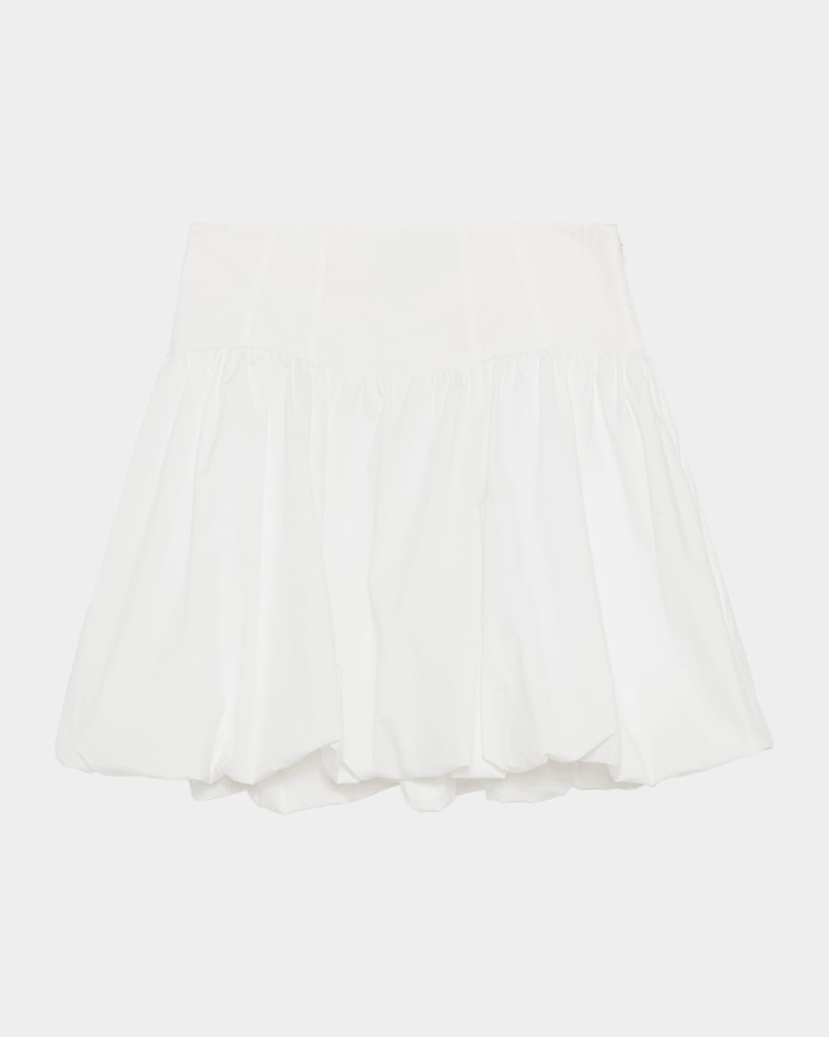 Shop Simkhai Pippa Mini Bubble Skirt In White