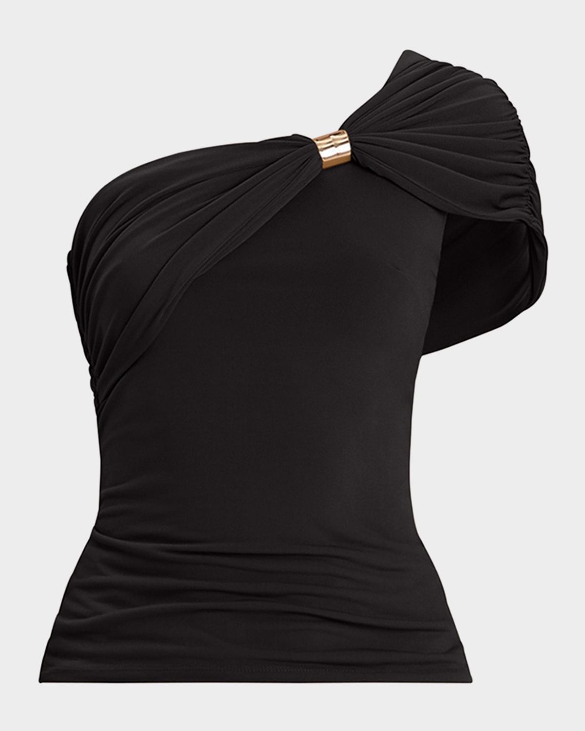 Sofia One-Shoulder Drape Top