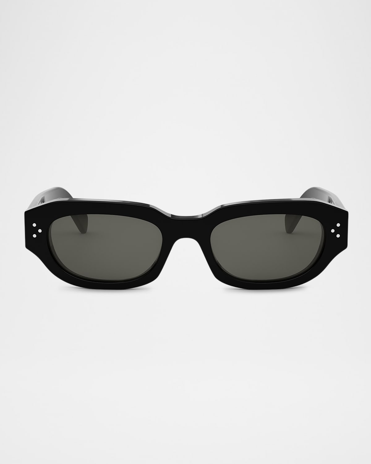Men's 3 Dots Acetate Rectangle Sunglasses