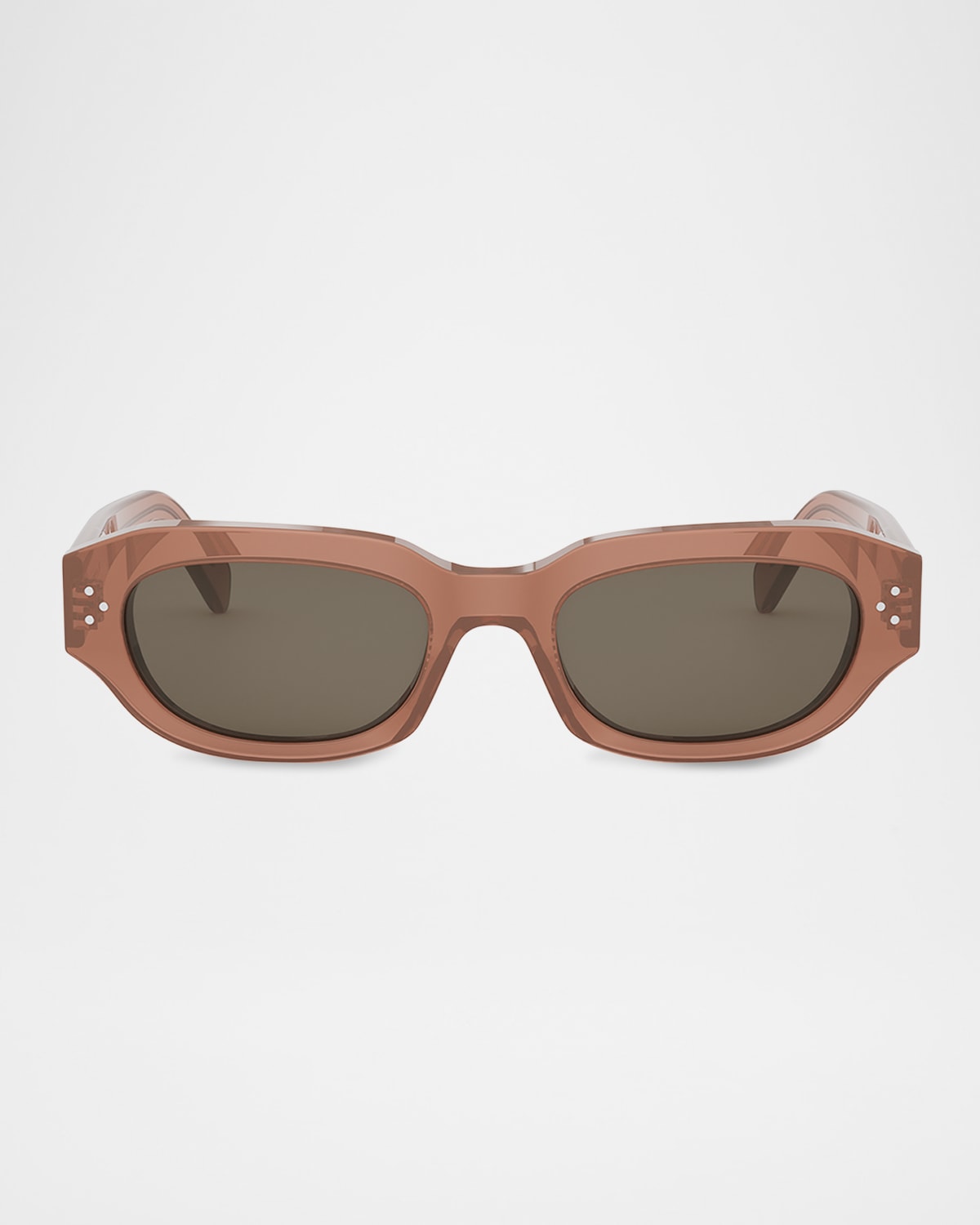 Men's 3 Dots Acetate Rectangle Sunglasses