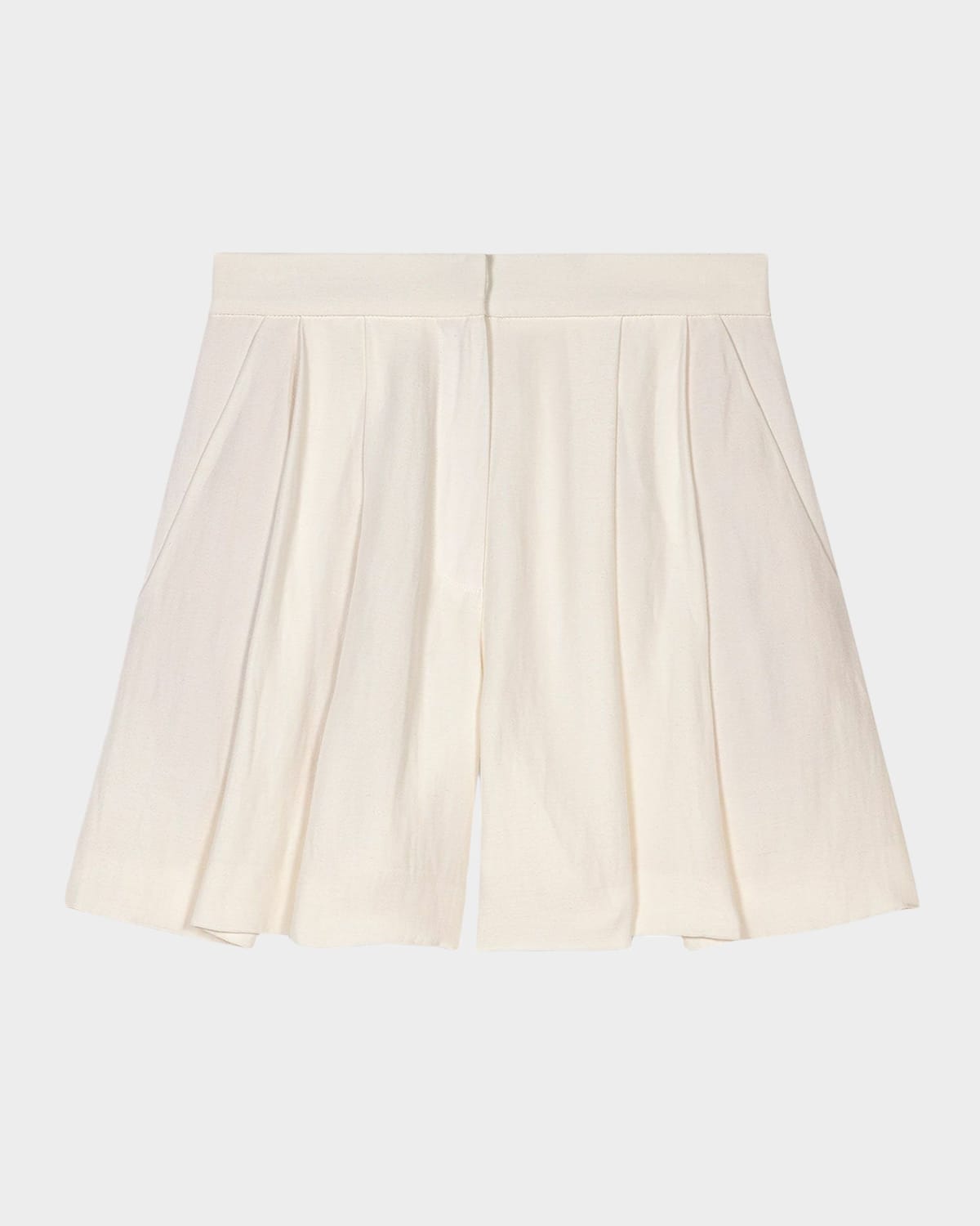 Maje Flowing Shorts In Ecru