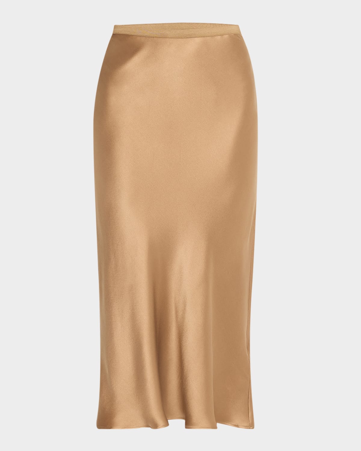 ANINE BING BAR SILK SLIP SKIRT 