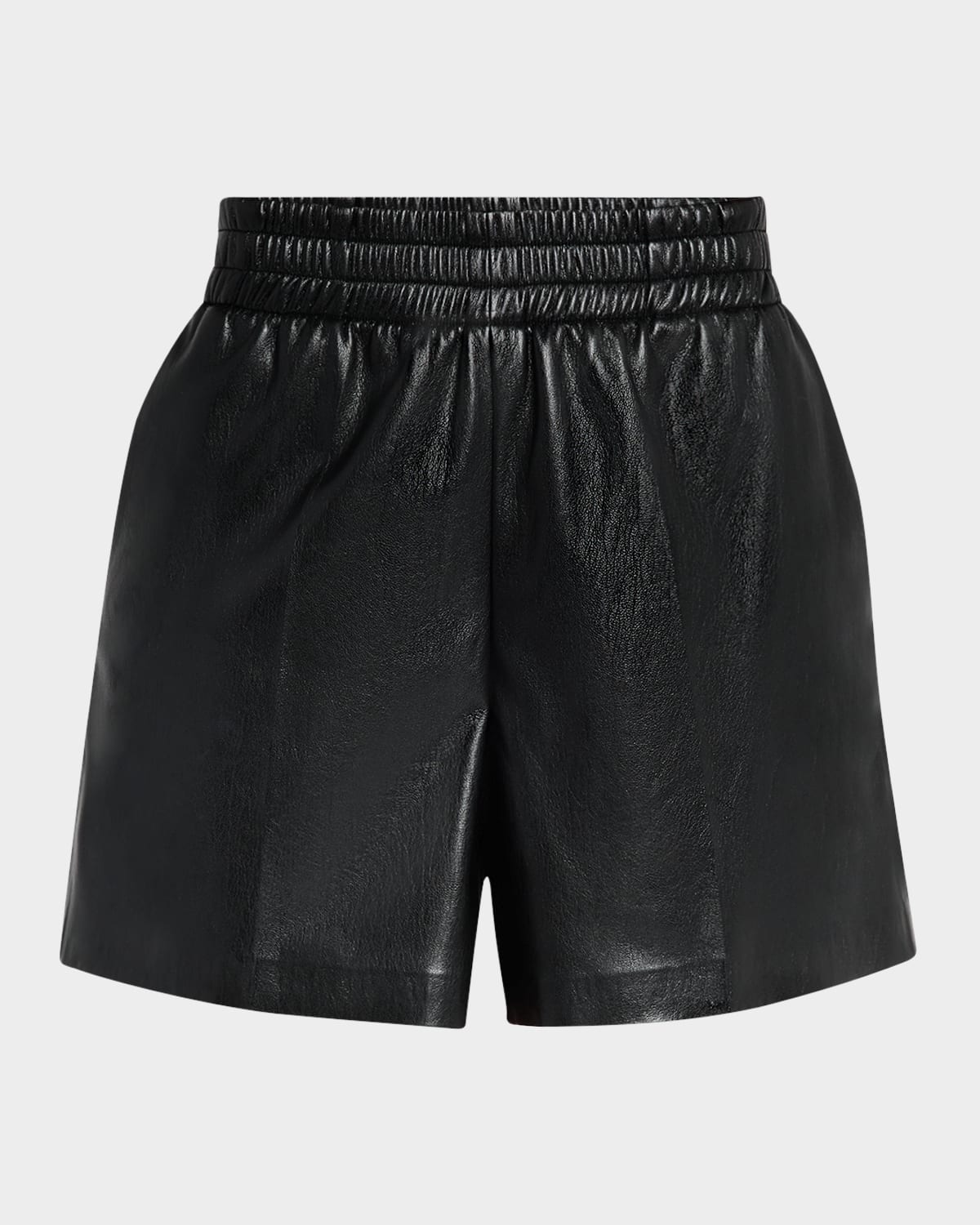 Kam Vegan Leather Shorts