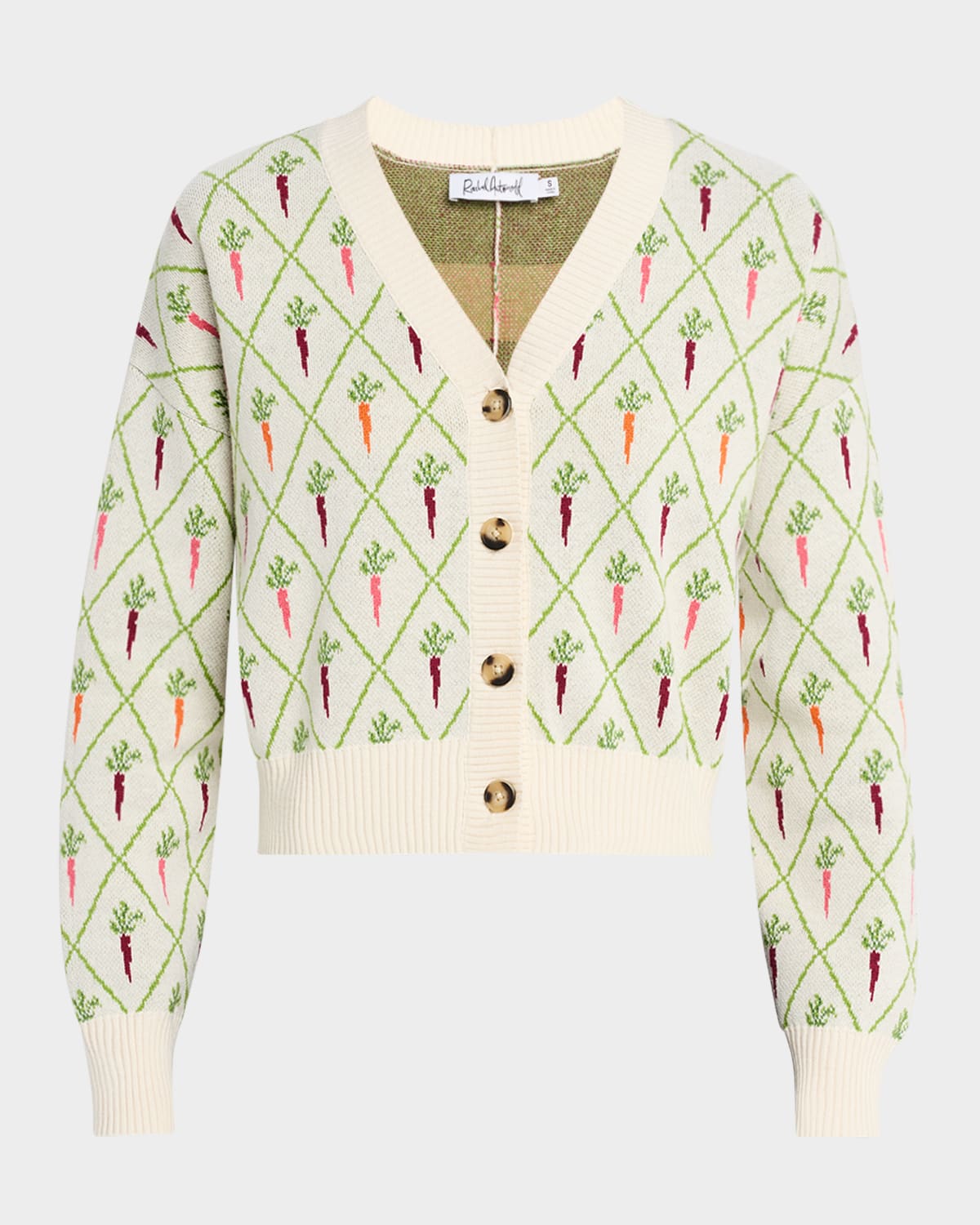 RACHEL ANTONOFF ANA PRINTED CARDIGAN 